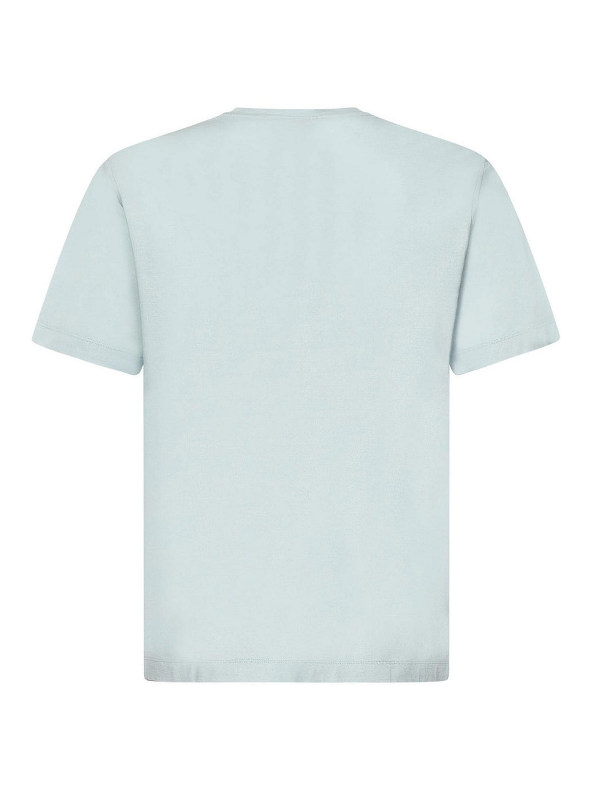 Aqua Green Cotton Jersey T-Shirt DTJ000B706 (Drumohr / Tシャツ・カットソー ) | Drumohr (ドルモア)(1)
