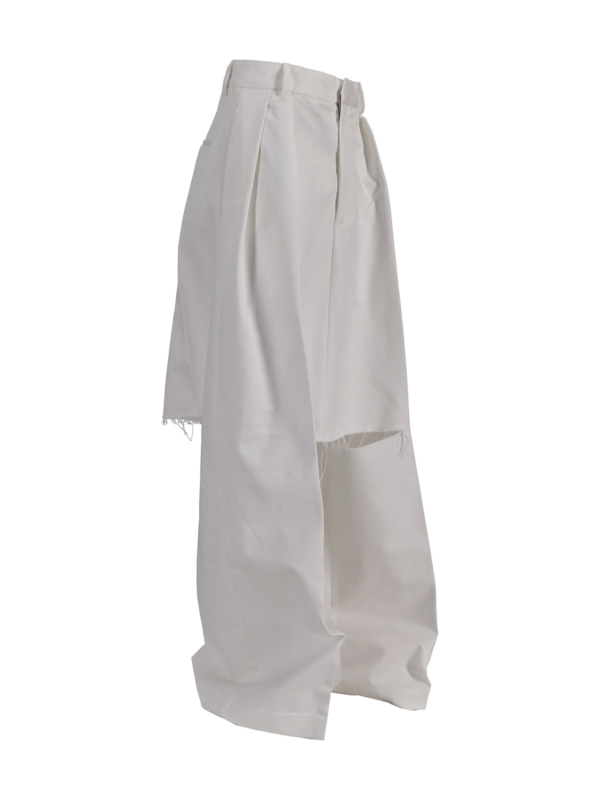 Brezza Skirtrousers - Japanese Cotton Twill NP07P020JCTWBIANCO (NICCOLÒ PASQUALETTI / パンツ ) | NICCOLÒ PASQUALETTI (ニコロ パスクアレッティ)(1)