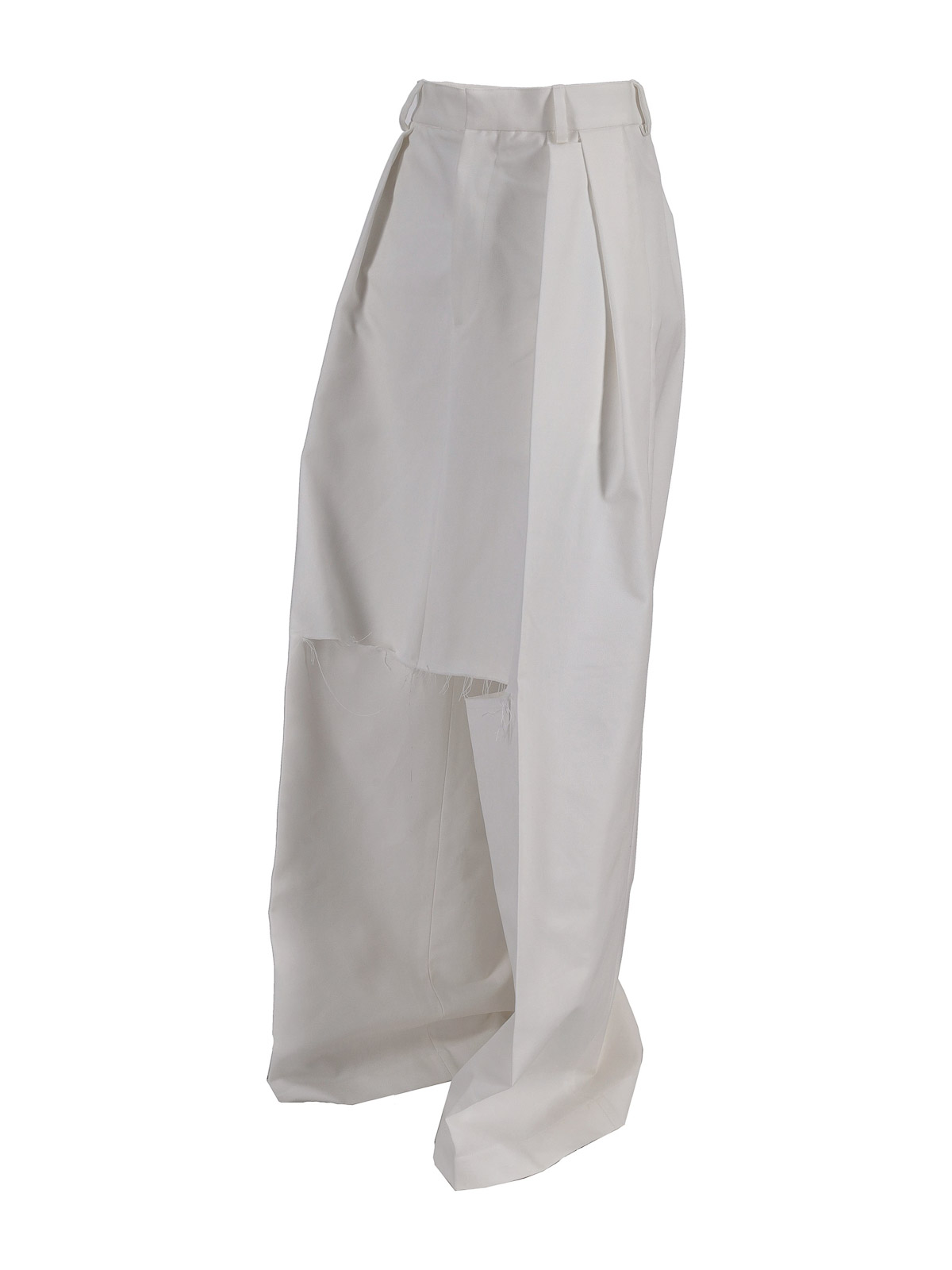 Brezza Skirtrousers - Japanese Cotton Twill NP07P020JCTWBIANCO (NICCOLÒ PASQUALETTI / パンツ ) | NICCOLÒ PASQUALETTI (ニコロ パスクアレッティ)(2)