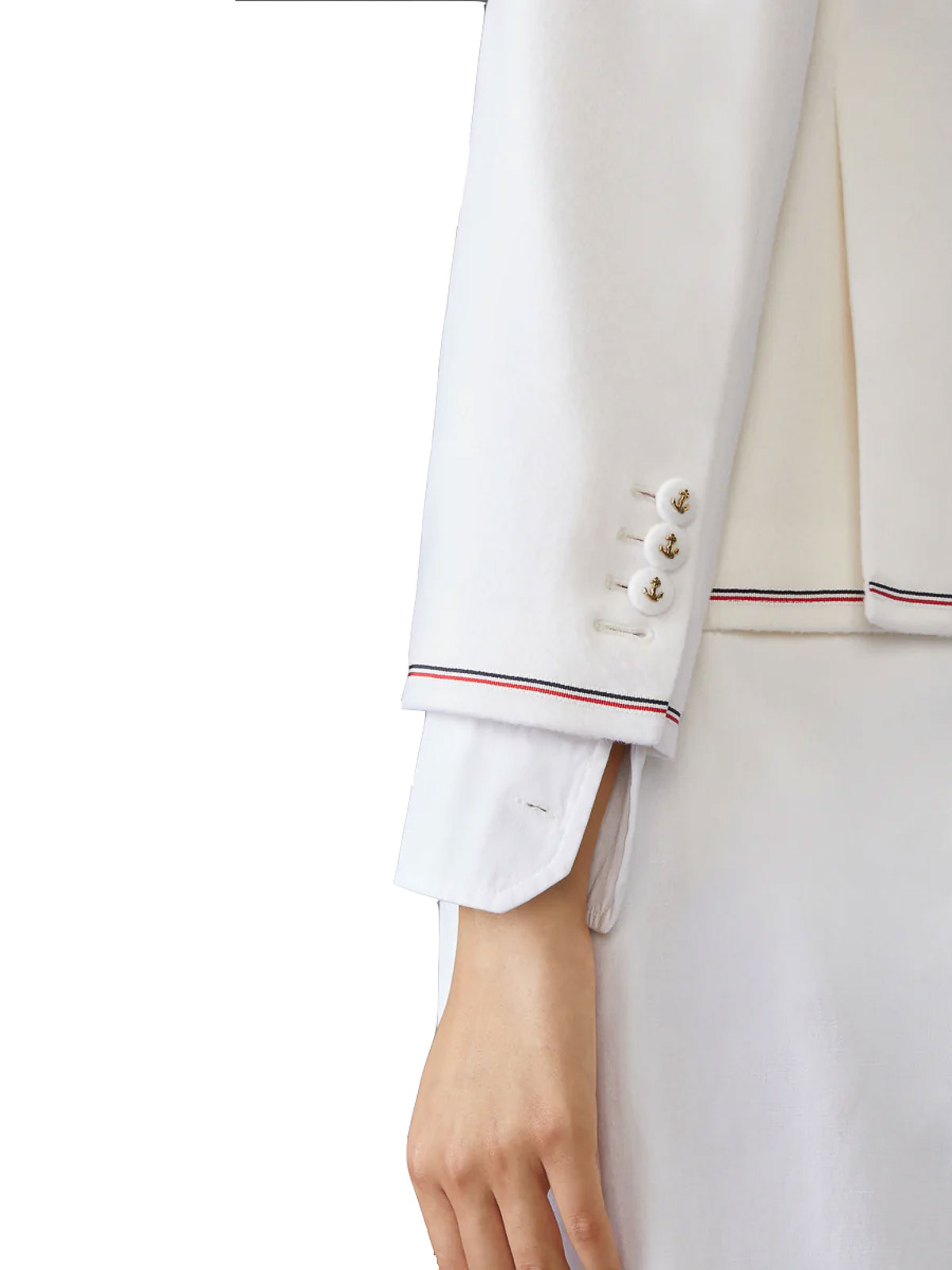 Cashmere High Armhole Sportcoat FBC812BF0765100 (Thom Browne / ブレザー・ジャケット ) | Thom Browne (トム・ブラウン)(4)