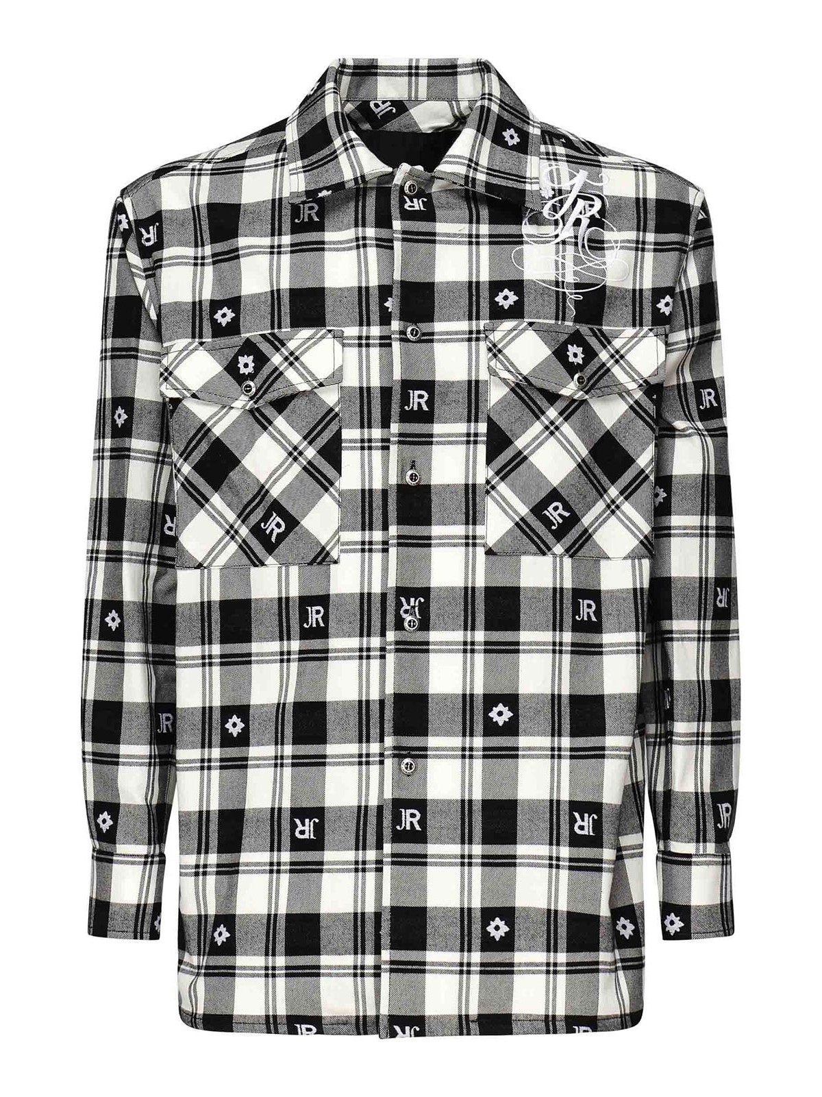 Cotton Checked Shirt RMP25147CA (JOHN RICHMOND / シャツ・ブラウス ) | JOHN RICHMOND (ジョン リッチモンド)