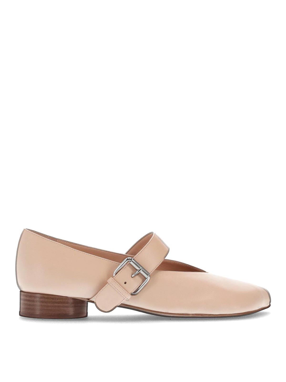 Obliqua Strap Ballerinas - Calfskin Leather NP07F004LEABEIGE (NICCOLÒ PASQUALETTI / フラットシューズ ) | NICCOLÒ PASQUALETTI (ニコロ パスクアレッティ)