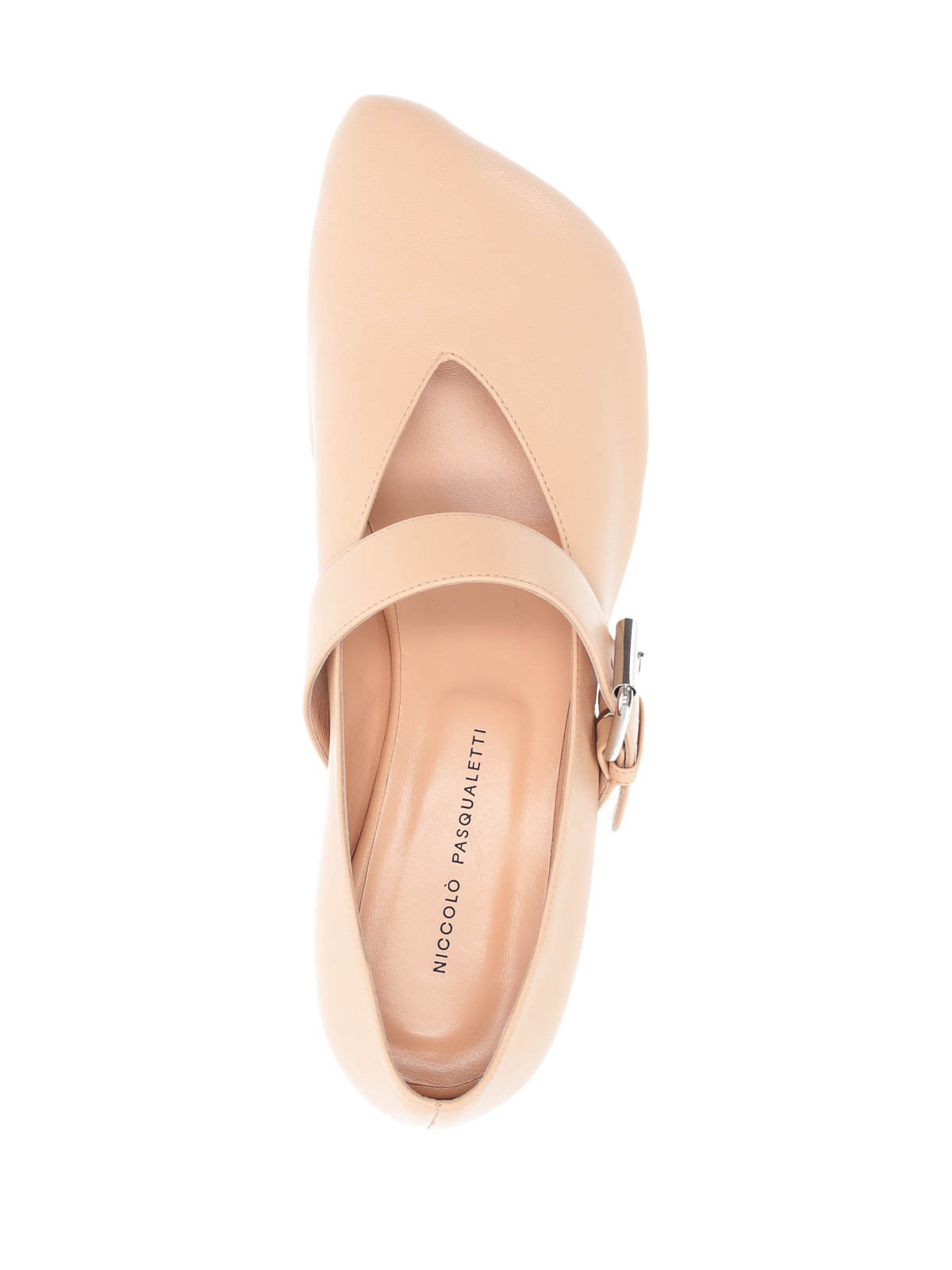 Obliqua Strap Ballerinas - Calfskin Leather NP07F004LEABEIGE (NICCOLÒ PASQUALETTI / フラットシューズ ) | NICCOLÒ PASQUALETTI (ニコロ パスクアレッティ)(2)