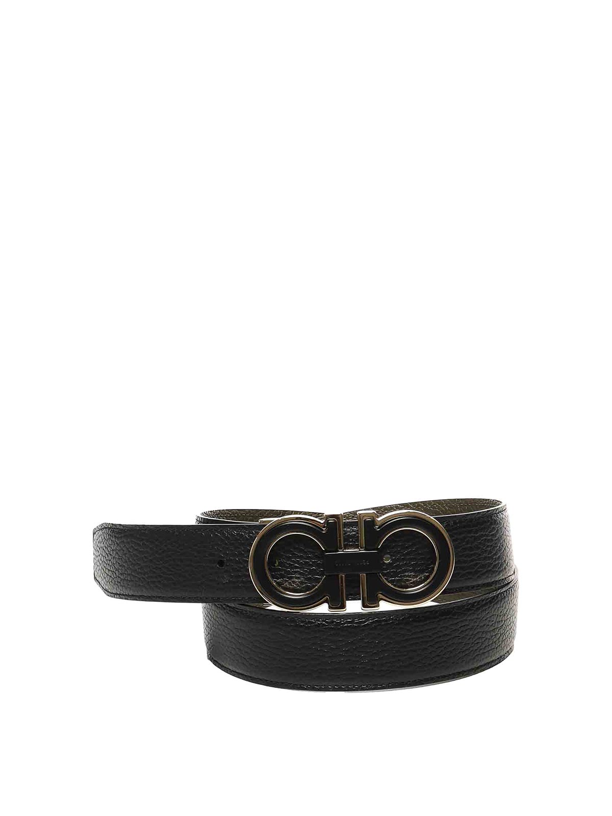 Gancini Belt In Calfskin 67A254780266019 (FERRAGAMO / ベルト・サスペンダー ) | FERRAGAMO (フェラガモ)