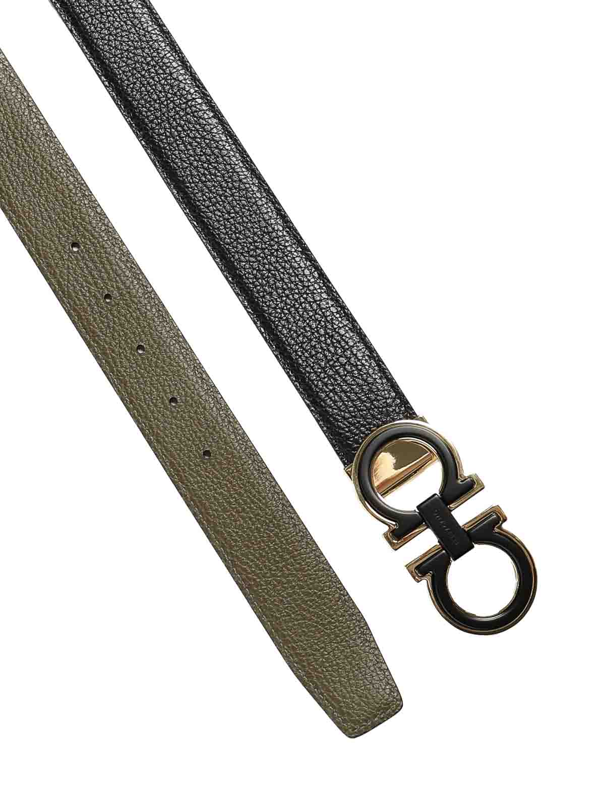 Gancini Belt In Calfskin 67A254780266019 (FERRAGAMO / ベルト・サスペンダー ) | FERRAGAMO (フェラガモ)(2)