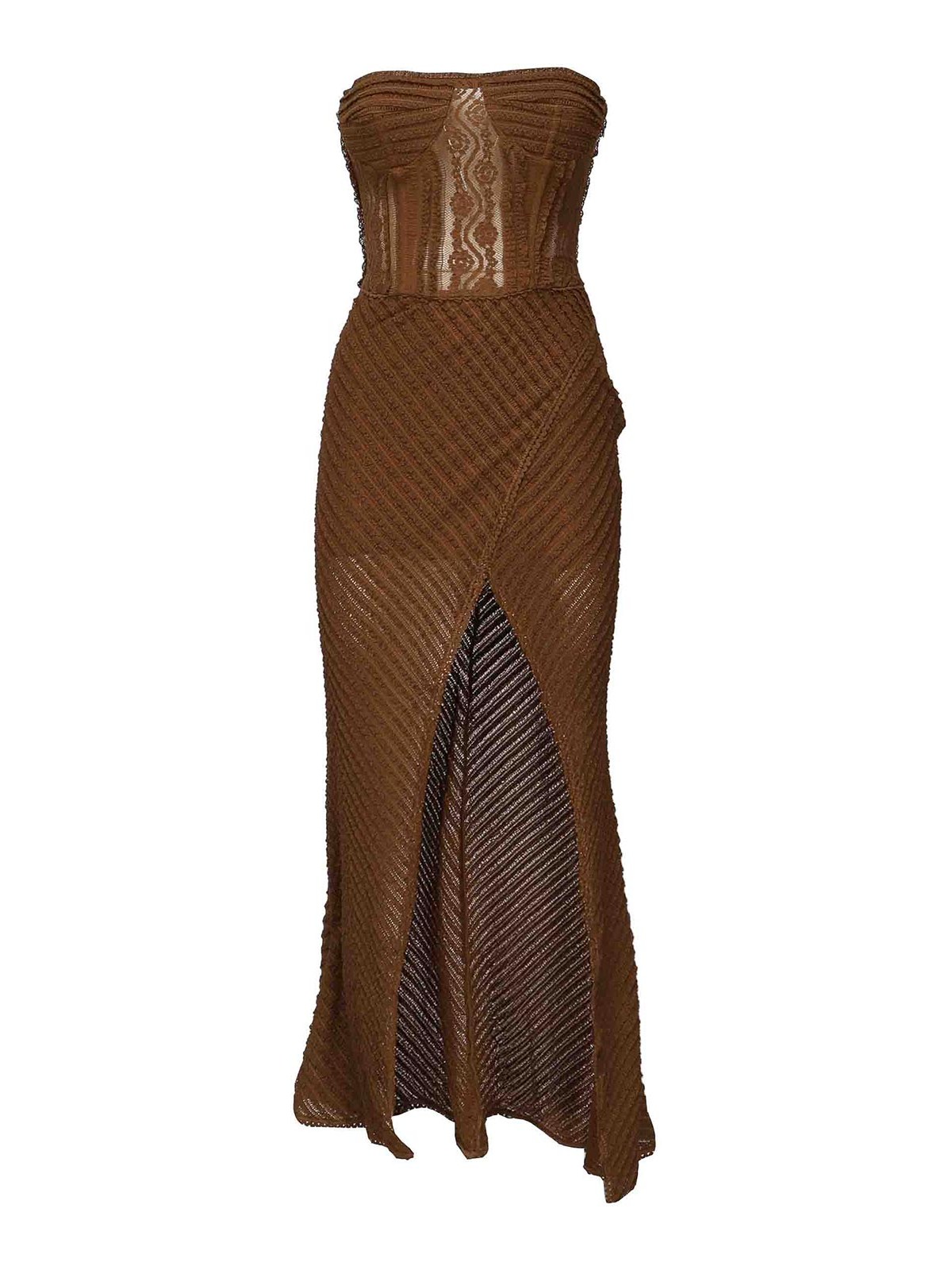 Fae Long Dress 255610BROWN (CHARO RUIZ IBIZA / ワンピース・ドレス・オールインワン ) | CHARO RUIZ IBIZA (チャロ ルイス イビサ)