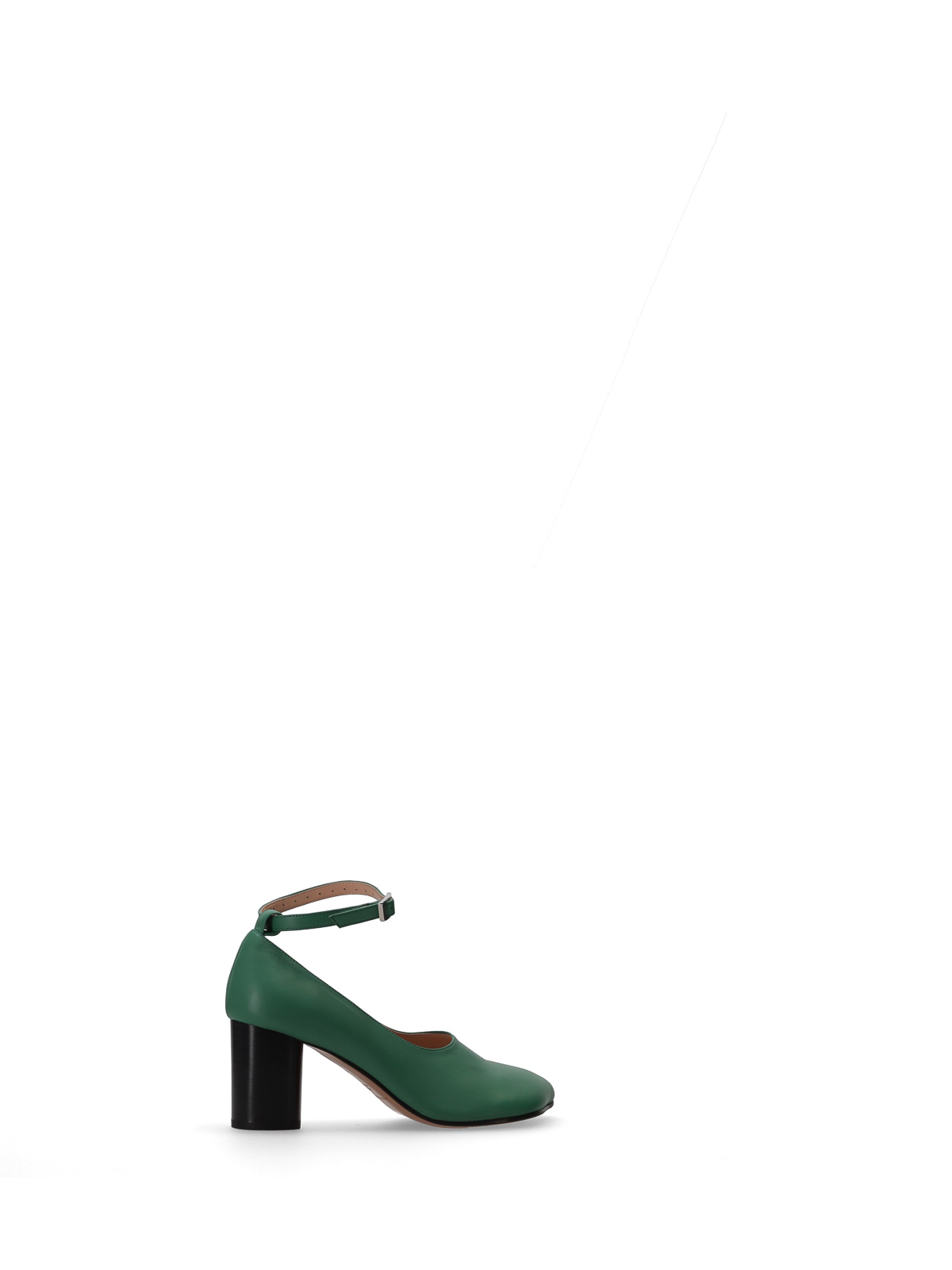 Obliqua Block Heel Pumps - Calfskin Leather NP07F001LEAGREEN (NICCOLÒ PASQUALETTI / パンプス・ハイヒール ) | NICCOLÒ PASQUALETTI (ニコロ パスクアレッティ)(2)