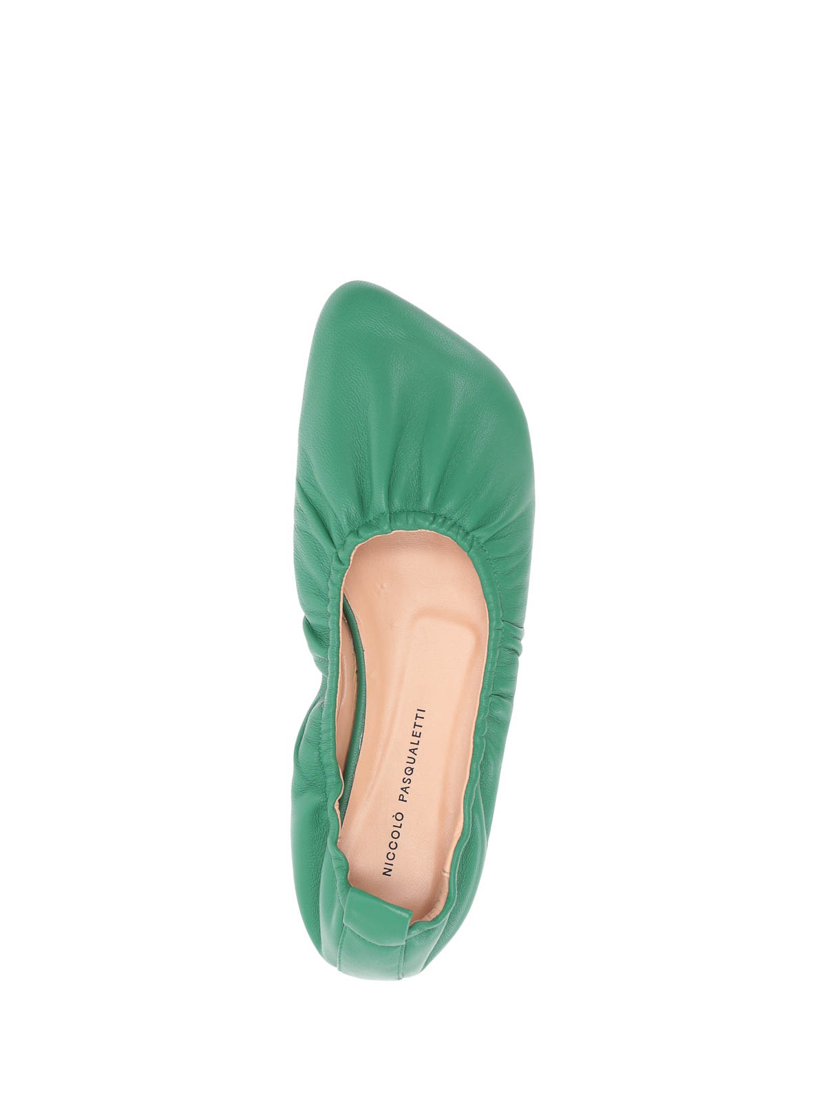 Obliqua Soft Ballerinas - Calfskin Leather NP07F003LEAGREEN (NICCOLÒ PASQUALETTI / フラットシューズ ) | NICCOLÒ PASQUALETTI (ニコロ パスクアレッティ)(2)