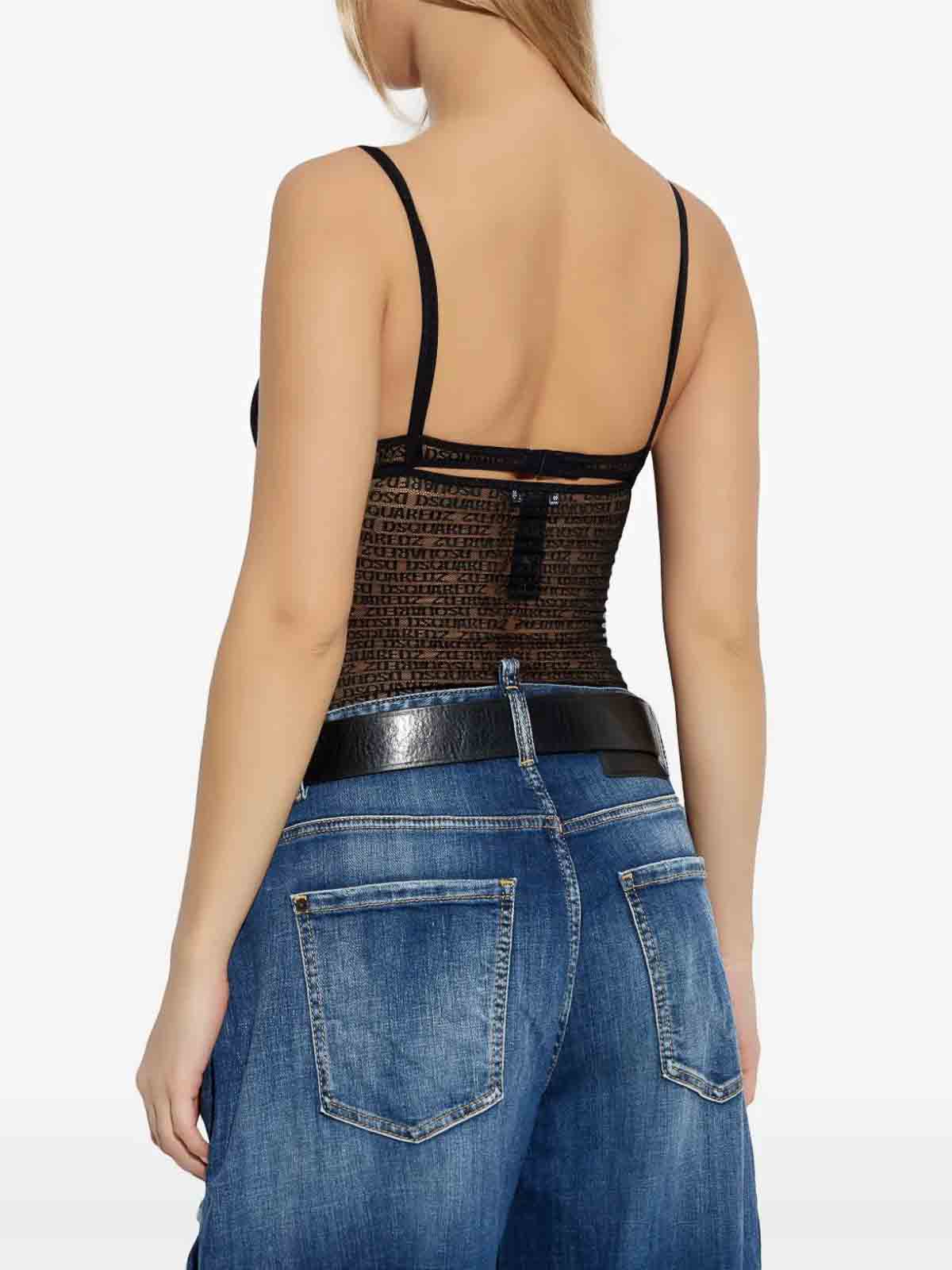 Lace Camisole Top D8D805840001 (Dsquared2 / タンクトップ・キャミソール ) | Dsquared2 (ディースクエアード)(2)