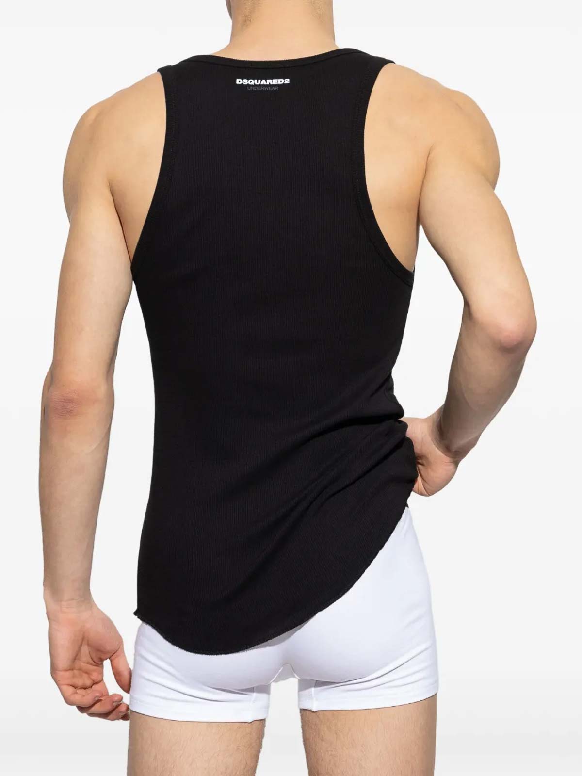Cotton Tank Top (Pack Of Two) DCX230080001 (Dsquared2 / タンクトップ・キャミソール ) | Dsquared2 (ディースクエアード)(2)