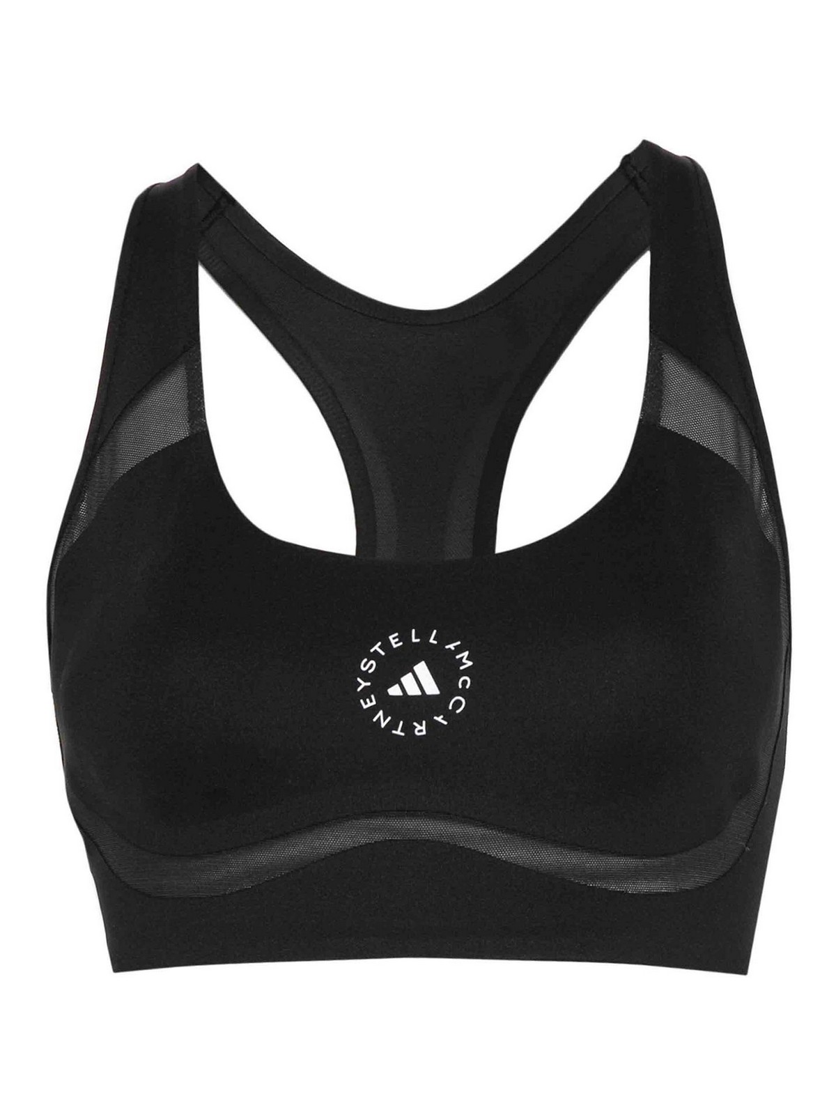 By Stella Mccartney Logo-Print Sports Bra IB5520 (adidas by Stella McCartney / タンクトップ・キャミソール ) | adidas by Stella McCartney (アディダス バイ ステラ マッカートニー)