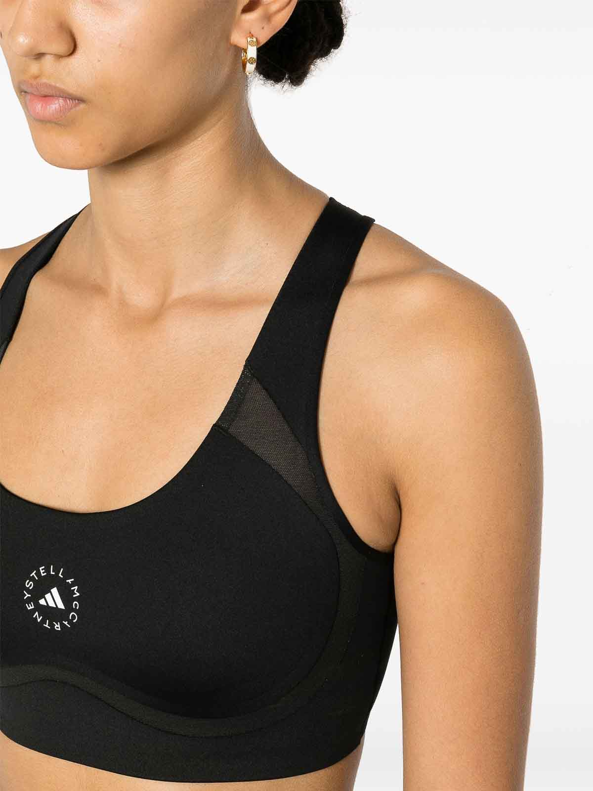 By Stella Mccartney Logo-Print Sports Bra IB5520 (adidas by Stella McCartney / タンクトップ・キャミソール ) | adidas by Stella McCartney (アディダス バイ ステラ マッカートニー)(4)