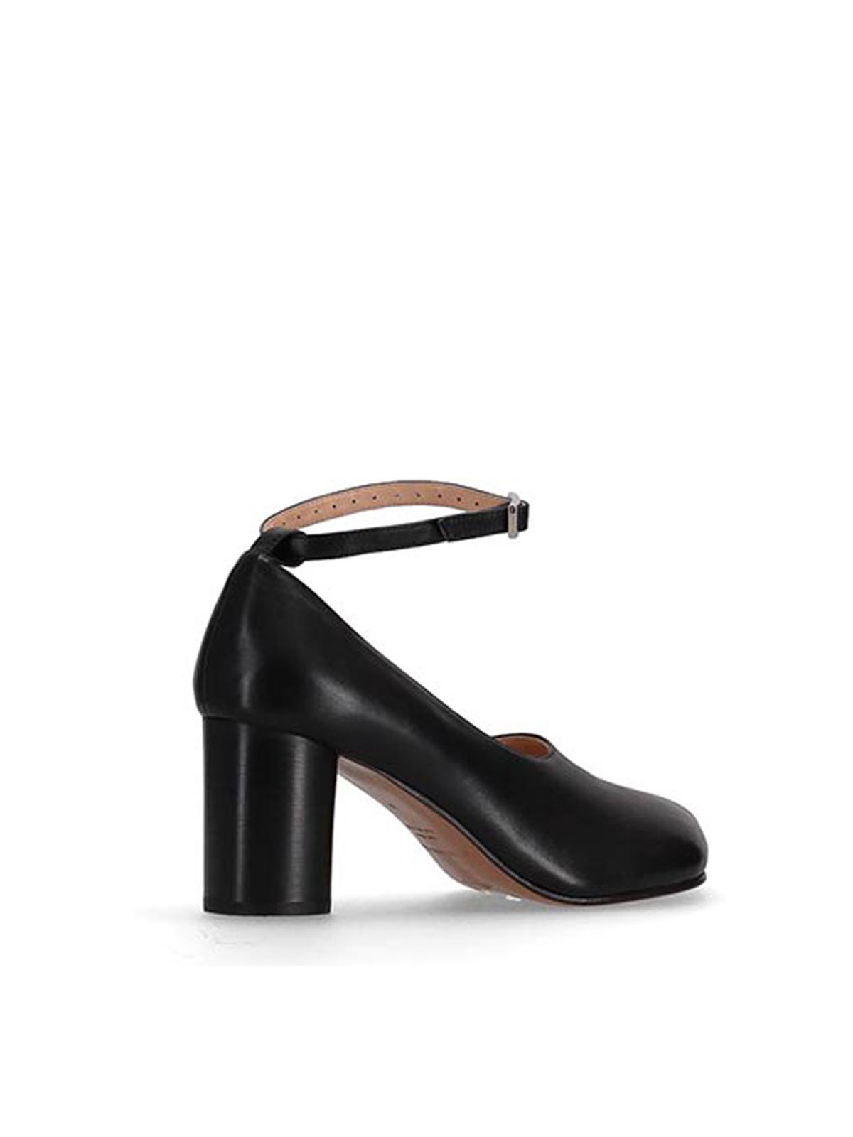Obliqua Block Heel Pumps - Calfskin Leather NP07F001LEABLACK (NICCOLÒ PASQUALETTI / パンプス・ハイヒール ) | NICCOLÒ PASQUALETTI (ニコロ パスクアレッティ)(1)