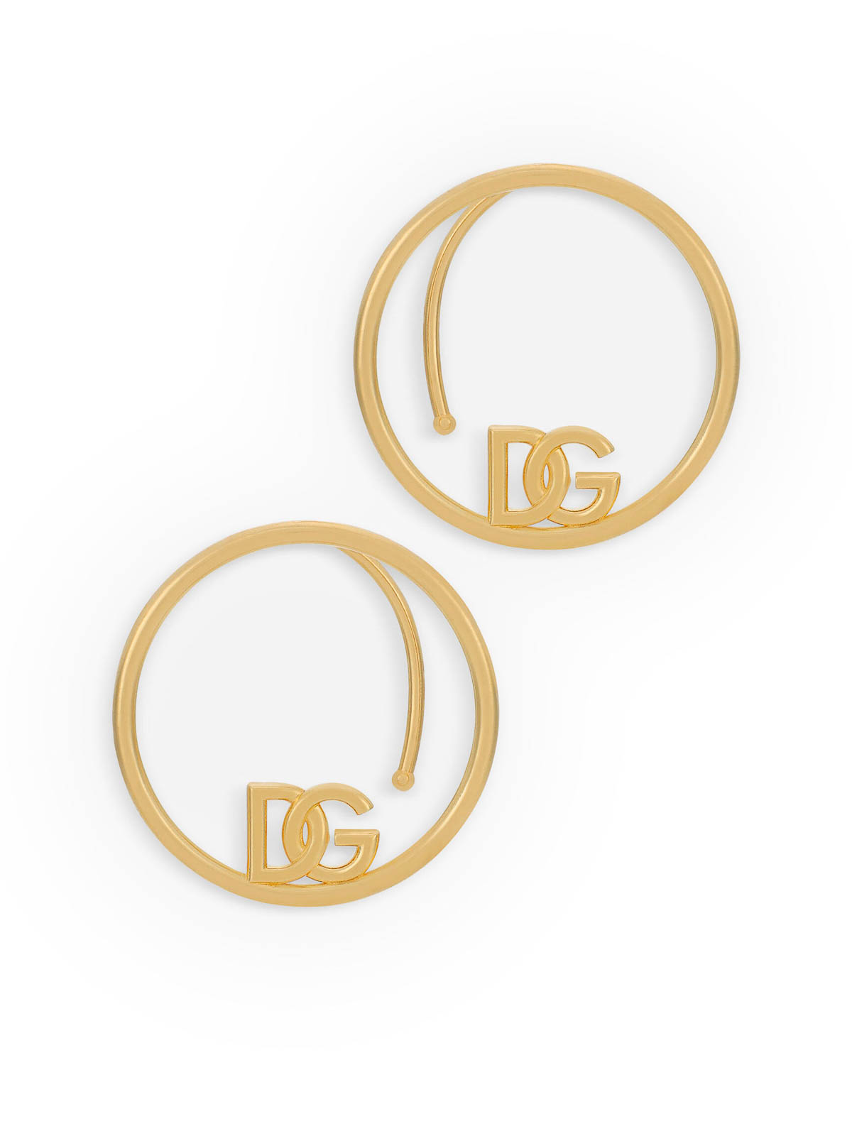 Dg Logo Hoop Earrings WEO8L3W1111ZOO00 (Dolce & Gabbana / ピアス・イヤリング ) | Dolce & Gabbana (ドルチェガッバーナ)(2)