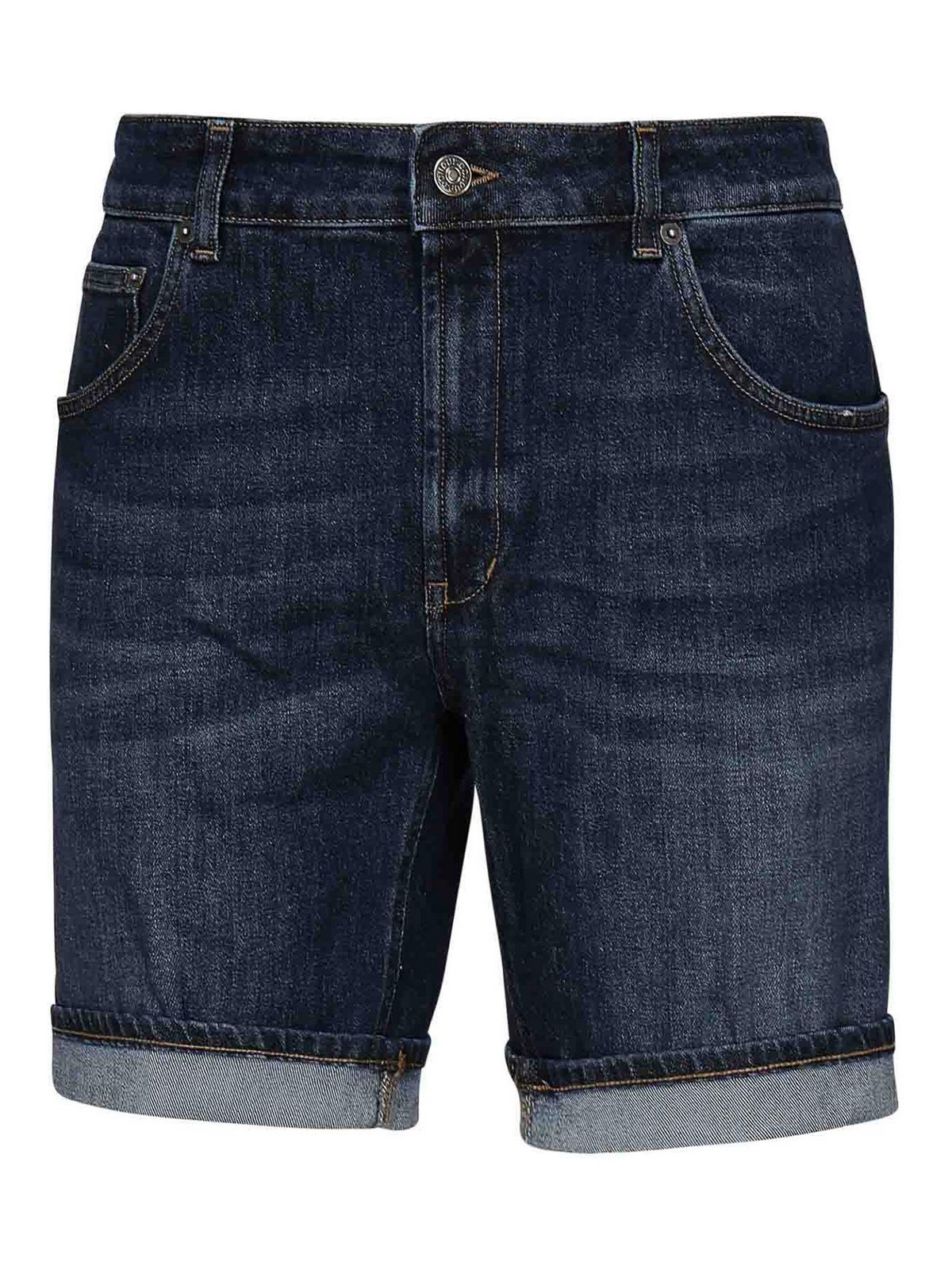 Derick Stretch Denim Bermuda Shorts UP454DSE340UIM6800 (DONDUP / ショートパンツ ) | DONDUP (ドンダップ)