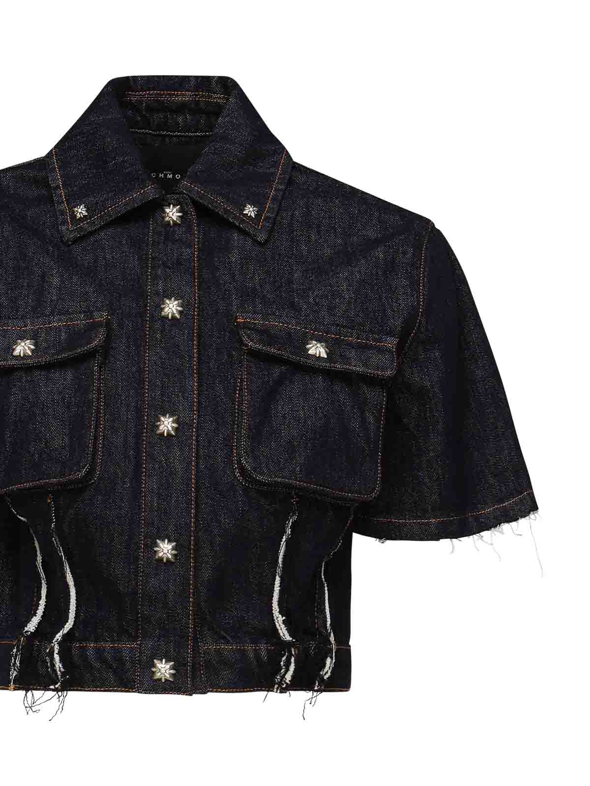 Short Denim Shirt RWP25267CA (JOHN RICHMOND / シャツ・ブラウス ) | JOHN RICHMOND (ジョン リッチモンド)(2)