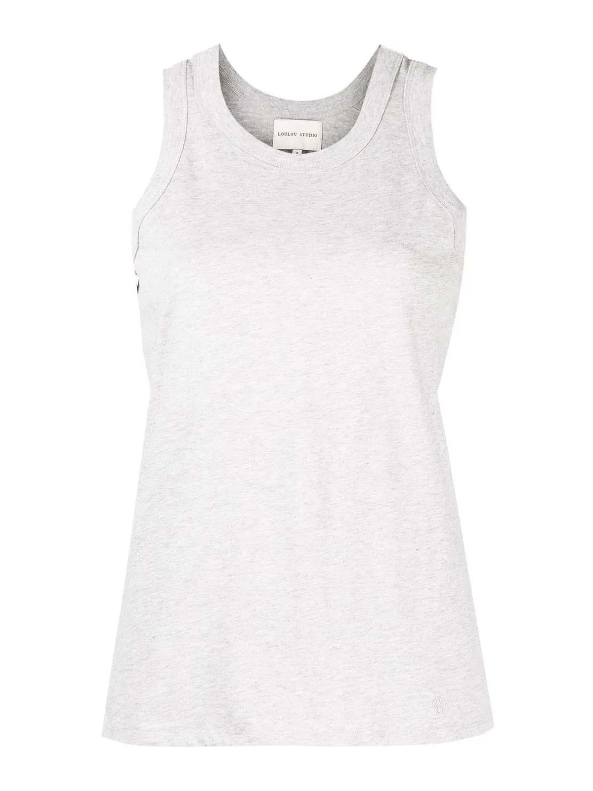 Pose POSOGREYMELANGE (LOULOU STUDIO / タンクトップ・キャミソール ) | LOULOU STUDIO (ルルスタジオ)