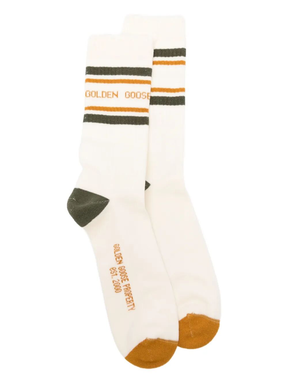 STRIPED COTTON SOCKS GUP00883P00220512304 (Golden Goose / アンダーウェア ) | Golden Goose (ゴールデングース)
