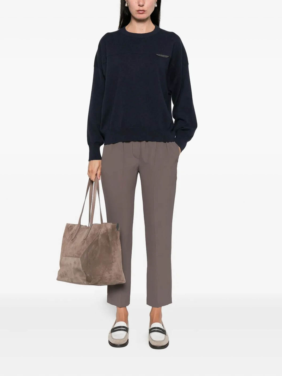 Crew Neck Sweater M12212600C4224 (Brunello Cucinelli / ニット・セーター・カーディガン ) | Brunello Cucinelli (ブルネロ・クチネリ)(2)
