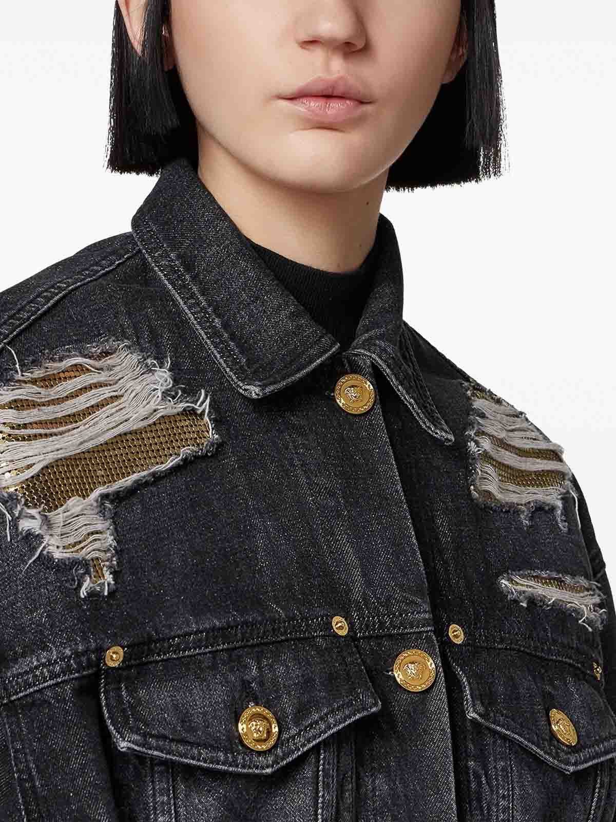 Blouson In Denim 10208931A148091D040 (VERSACE / ジーンズ ) | VERSACE (ヴェルサーチェ)(4)