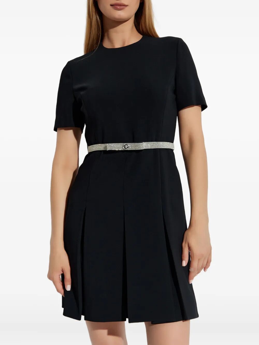 CRYSTAL-EMBELLISHED BELT COCKTAIL DRESS 10211841A133621B000 (VERSACE / ワンピース・ドレス・オールインワン ) | VERSACE (ヴェルサーチェ)(3)