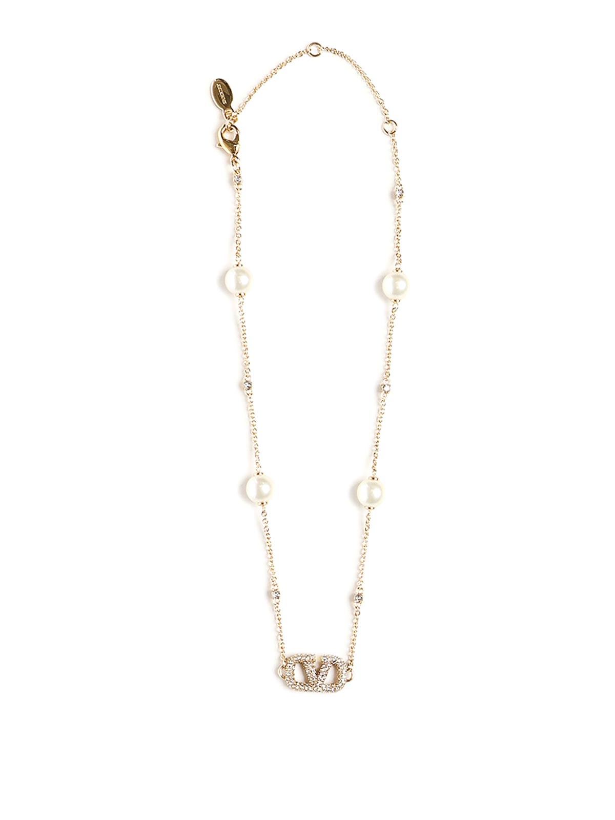 Vlogo Signature Pearl Necklace 5W2J0W72QVSY49 (Valentino Garavani / ネックレス ) | Valentino Garavani (ヴァレンティノ)