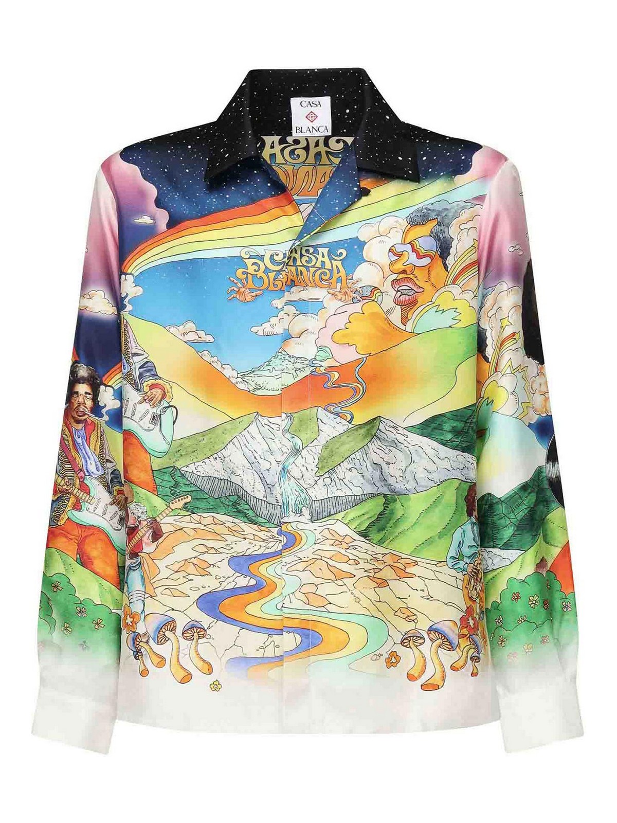 La Musique Silk Shirt MS25SH00607 (Casablanca / シャツ・ブラウス ) | Casablanca (カサブランカ)