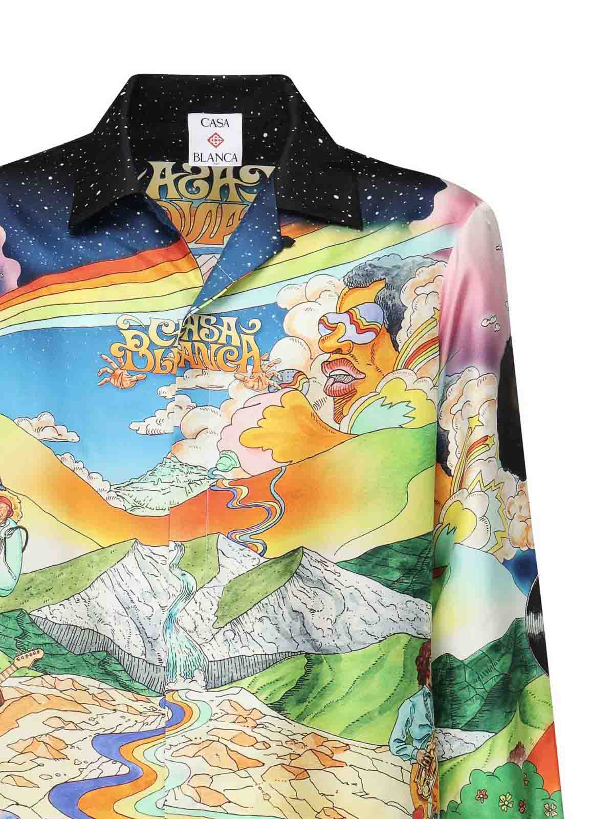 La Musique Silk Shirt MS25SH00607 (Casablanca / シャツ・ブラウス ) | Casablanca (カサブランカ)(1)