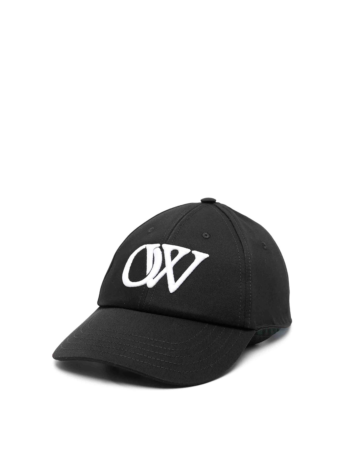 Drill Ow Logo-Embroidered Baseball Cap OMLB069C99FAB0011001 (Off-White / 帽子 ) | Off-White (オフホワイト)