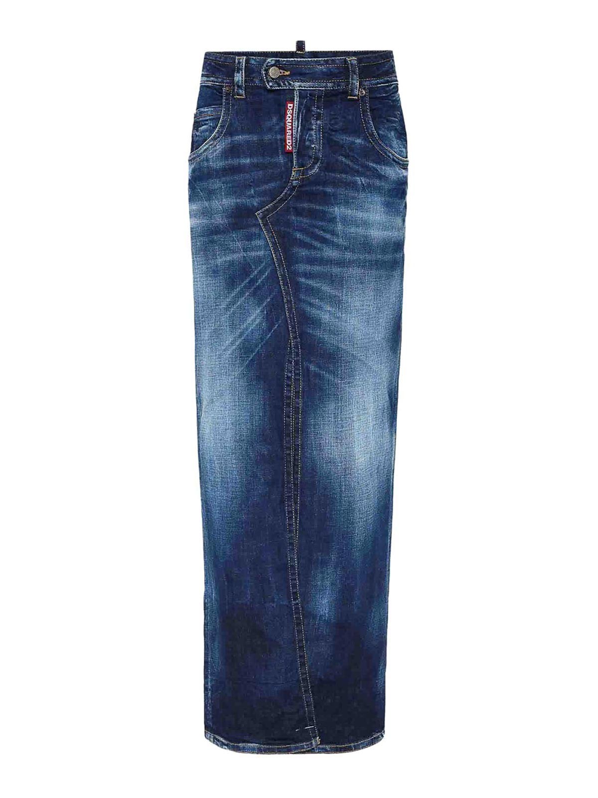 Denim Maxi Skirt S75MA0982S30664470 (Dsquared2 / スカート ) | Dsquared2 (ディースクエアード)