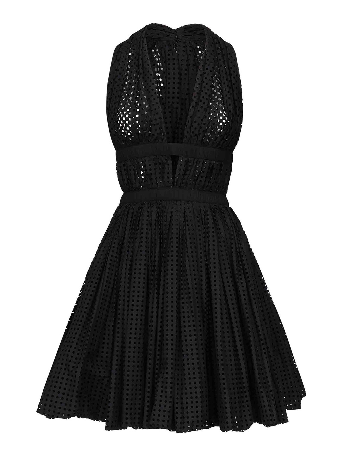 Perforated Poplin Mini Dress AA9R13456TL19995 (ALAIA / ワンピース・ドレス・オールインワン ) | ALAIA (アライア)