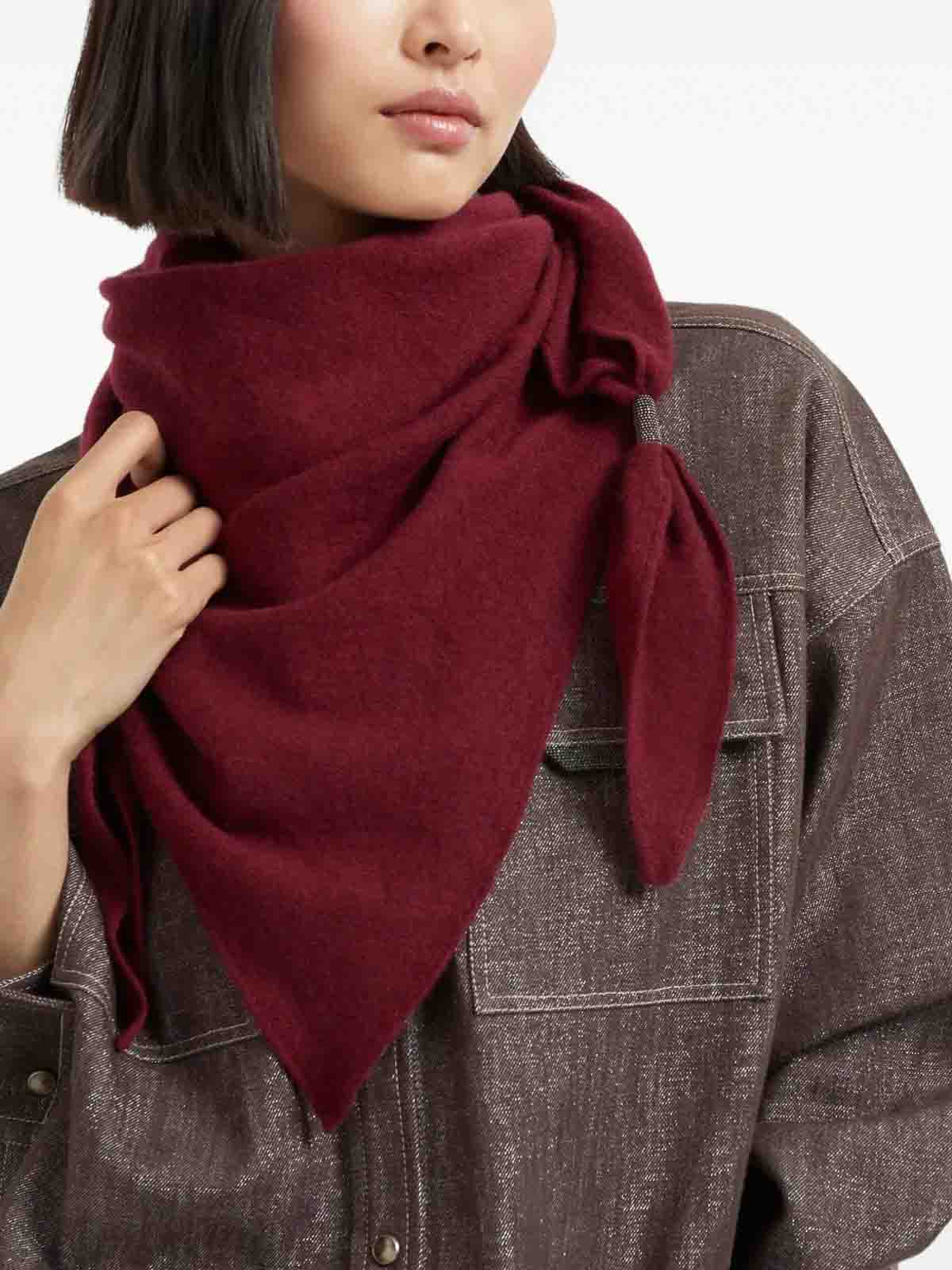 Cashmere Bandana Scarf MSCDFSW03CWS45 (Brunello Cucinelli / スカーフ・マフラー ) | Brunello Cucinelli (ブルネロ・クチネリ)(2)
