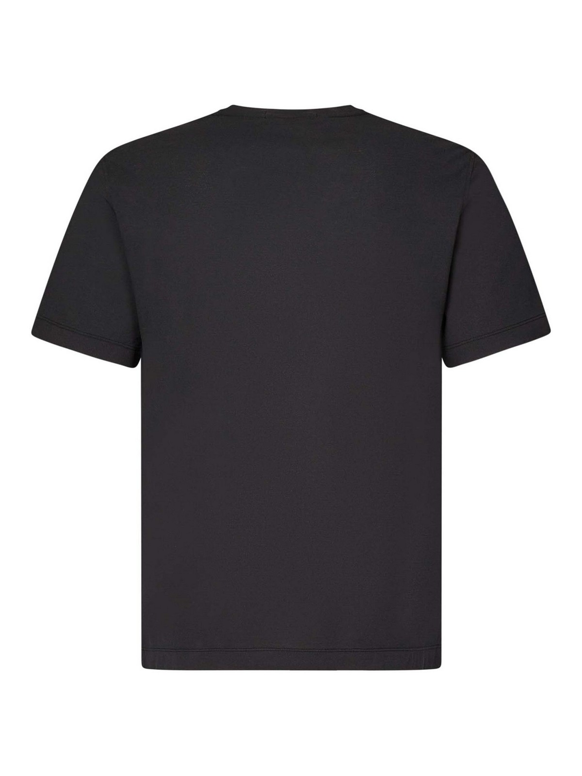 Black Cotton Jersey T-Shirt DTJ000B690 (Drumohr / Tシャツ・カットソー ) | Drumohr (ドルモア)(1)