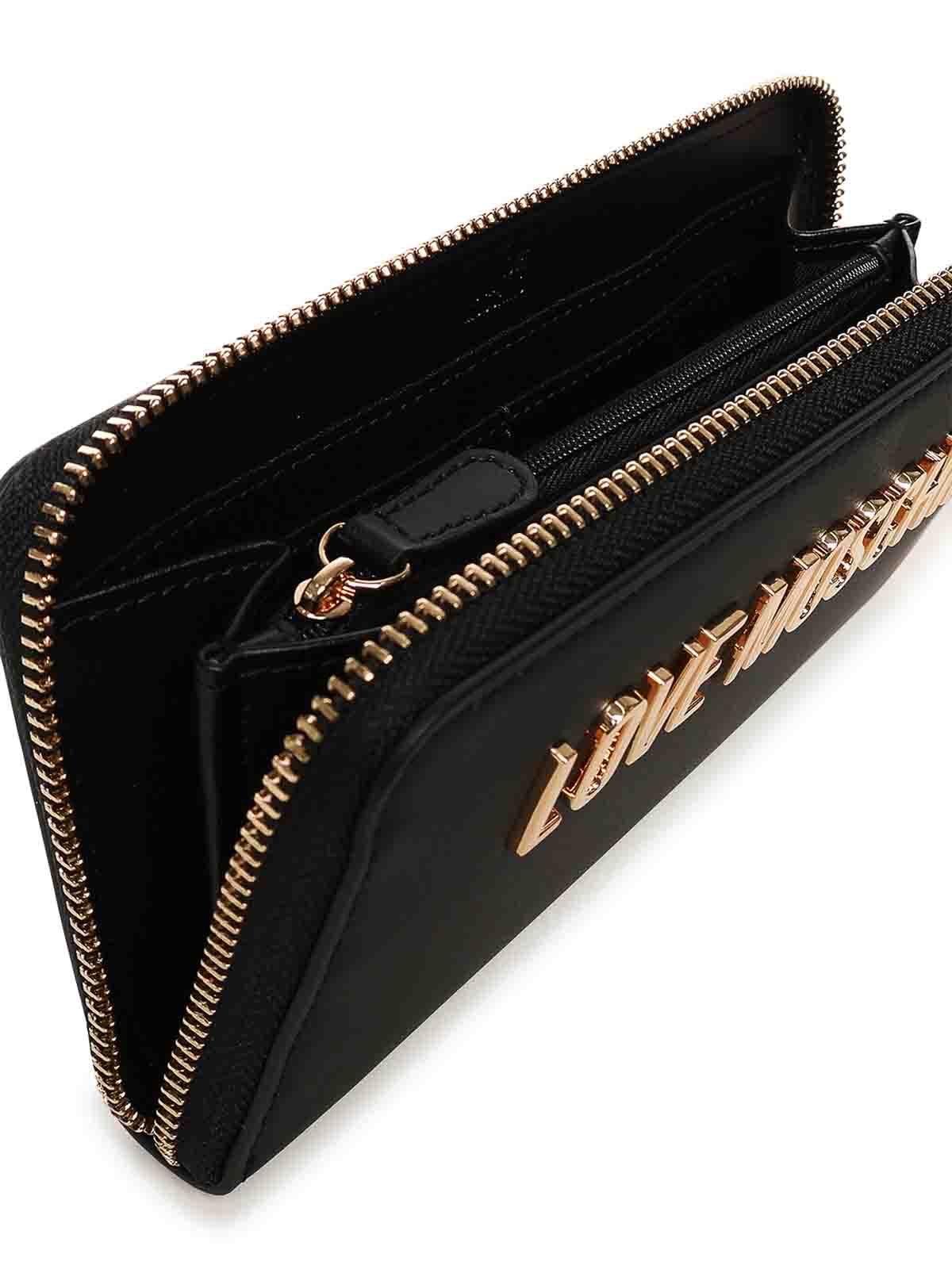 Zip Around Wallet Lettering Logo JC5611PP1MKD0000 (LOVE MOSCHINO / 財布・カードケース ) | LOVE MOSCHINO (ラブ モスキーノ)(3)