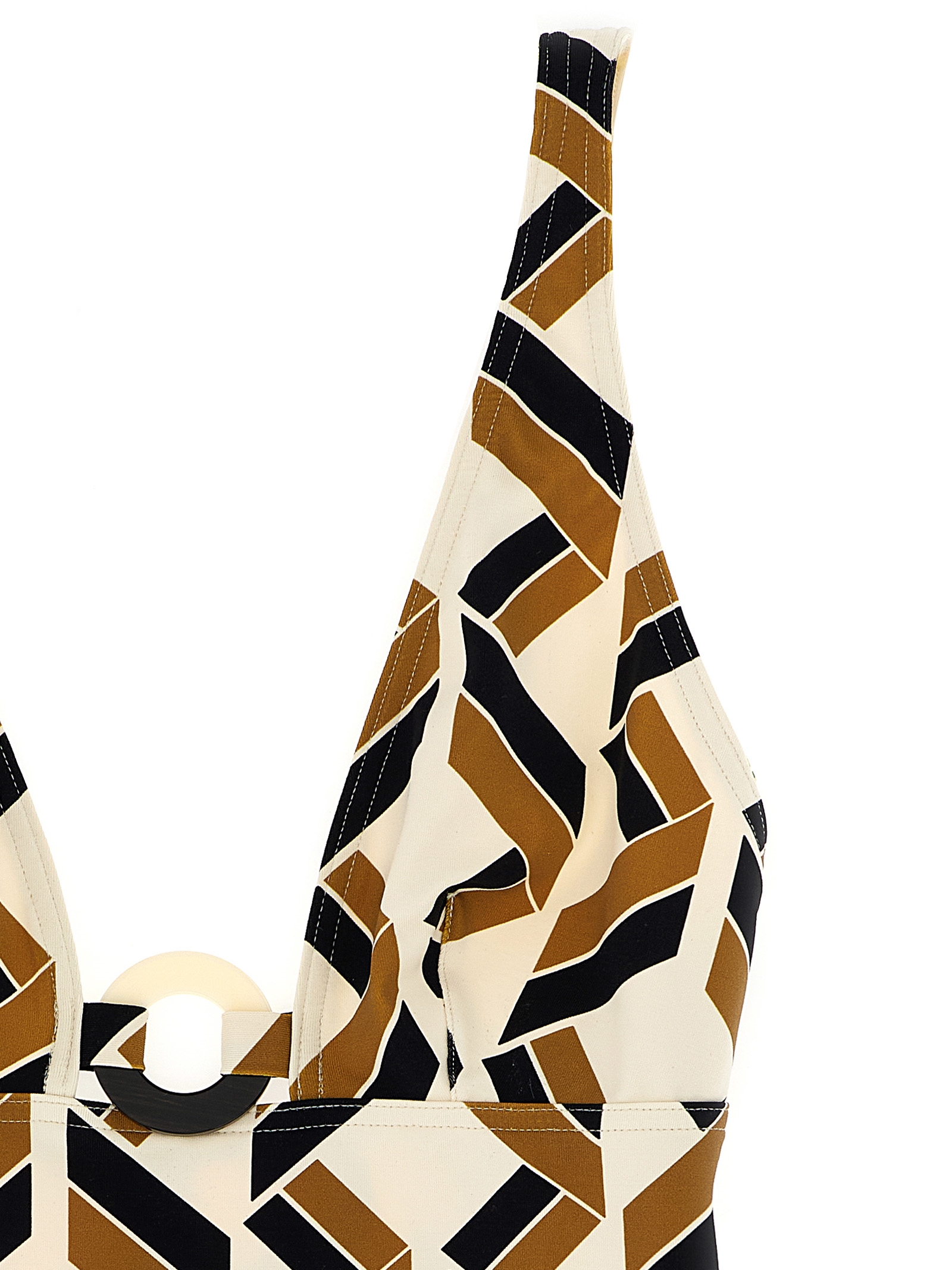 'Party' one-piece swimsuit 012541IMPRIMESWIMNOIR (ERES / スイムウェア ) | ERES (エレス)(2)