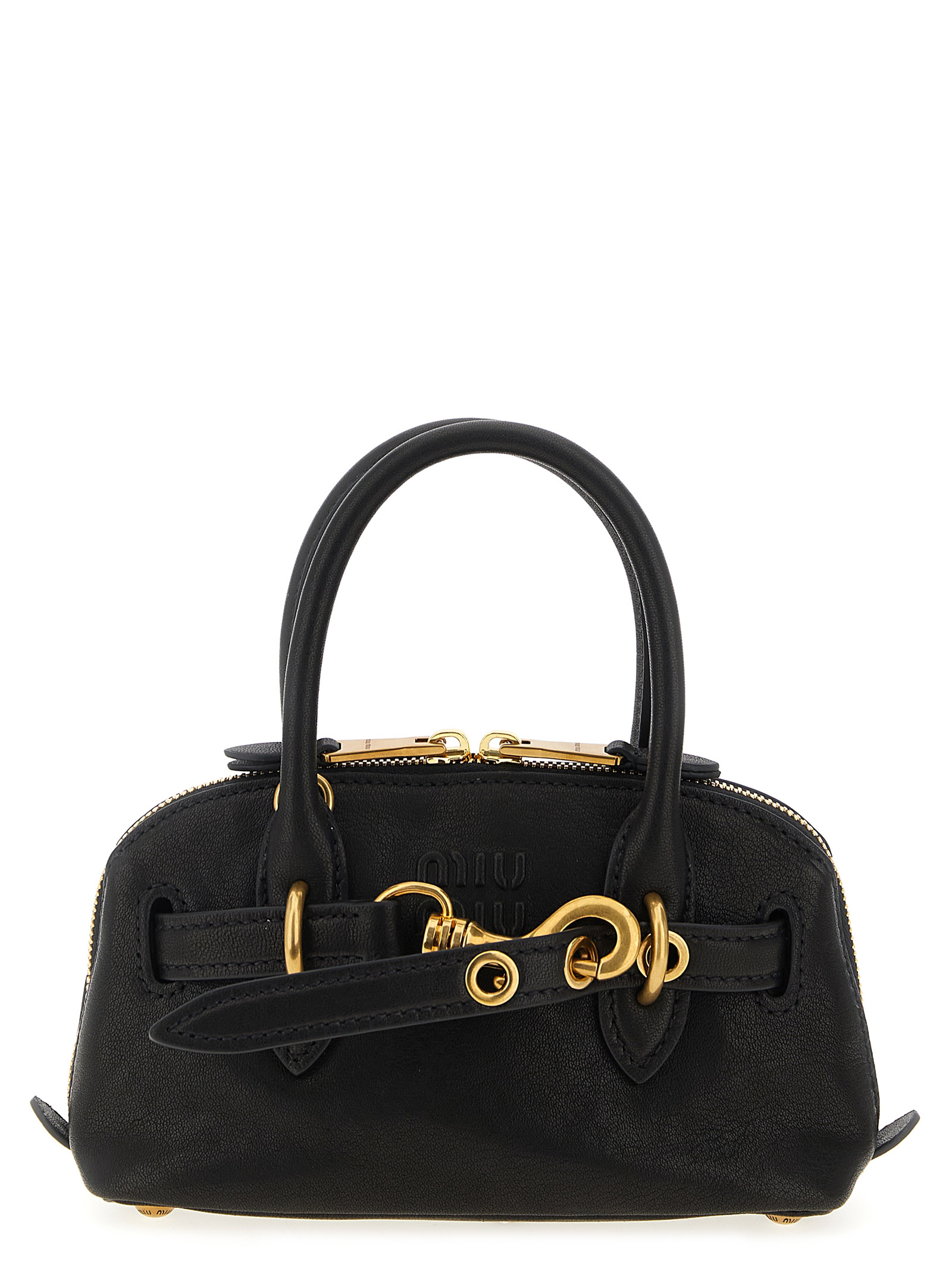 'Aventure' mini handbag 5BP090VOOO2BBLF0002 (MIU MIU / ハンドバッグ・ショルダーバッグ ) | MIU MIU (ミュウミュウ)