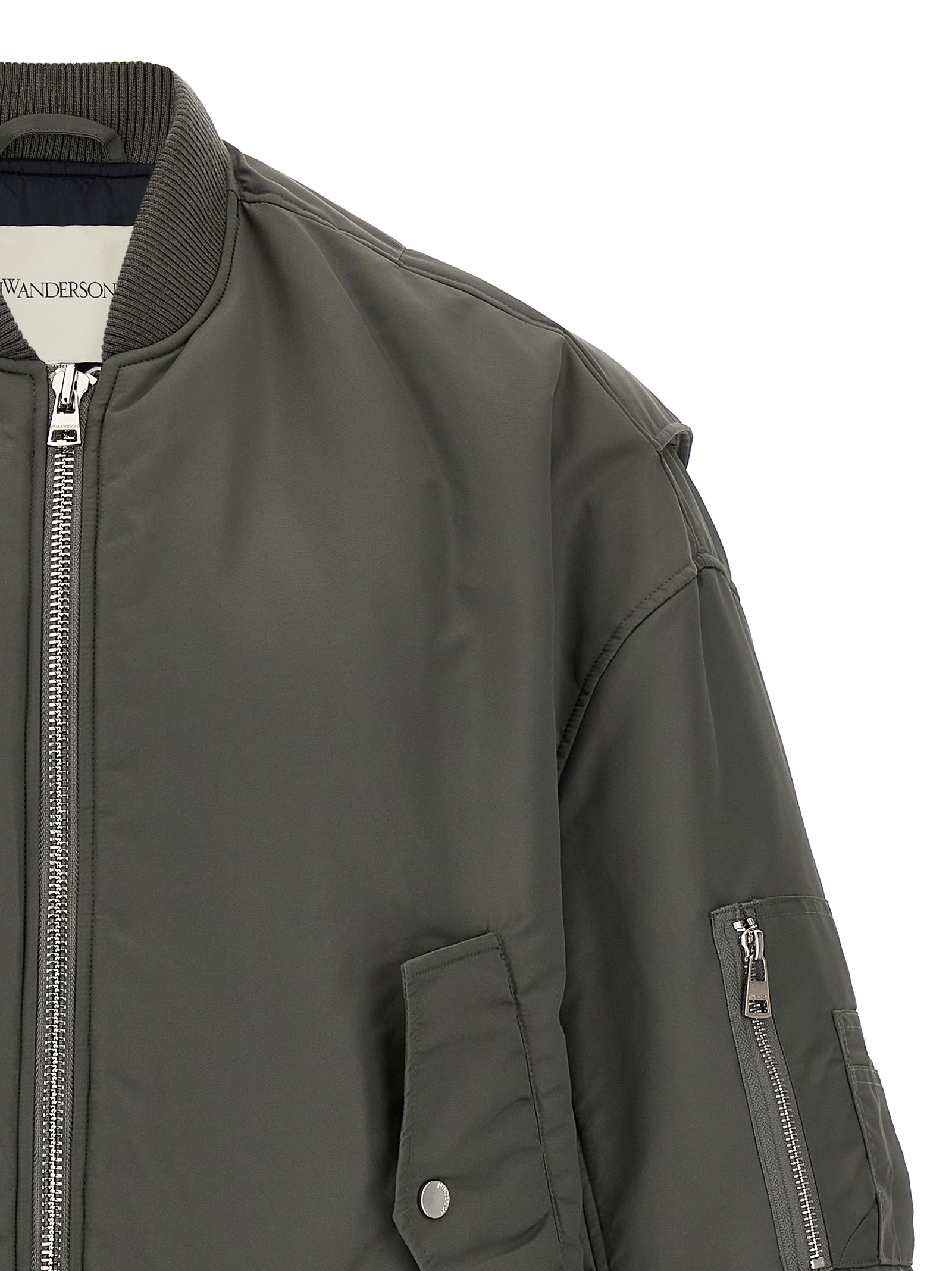 'Curved Hem' bomber jacket JK0357PG1696925 (JW Anderson / カジュアルジャケット・ベスト ) | JW Anderson (ジェイダブリュー アンダーソン)(2)