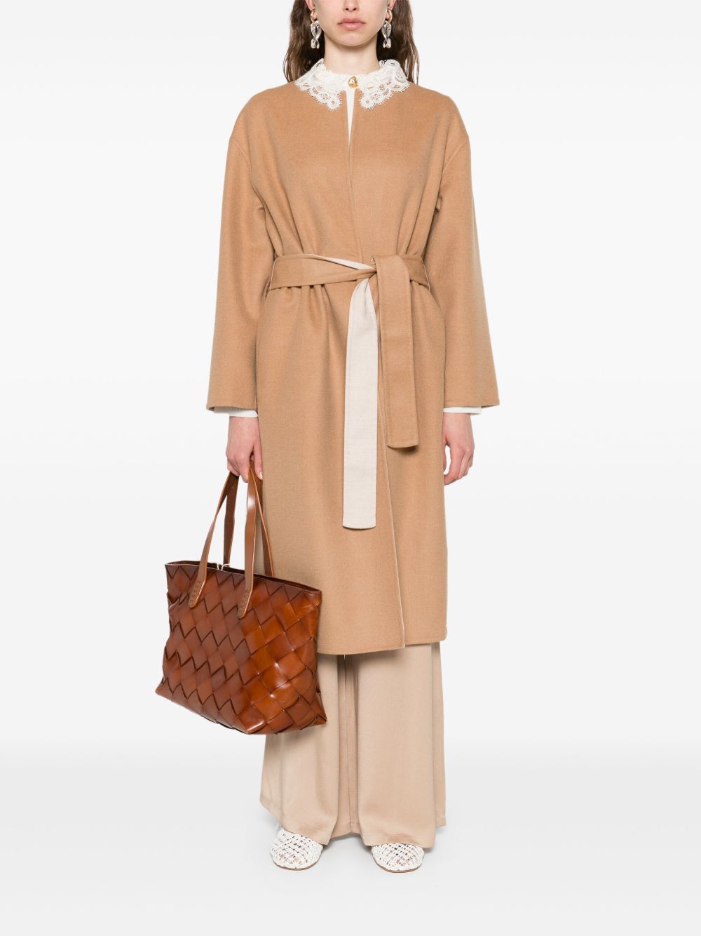 Fabiana Filippi Coats Beige CTD215F240L508VR1 (FABIANA FILIPPI / コート ) | FABIANA FILIPPI (ファビアナフィリッピ)(3)