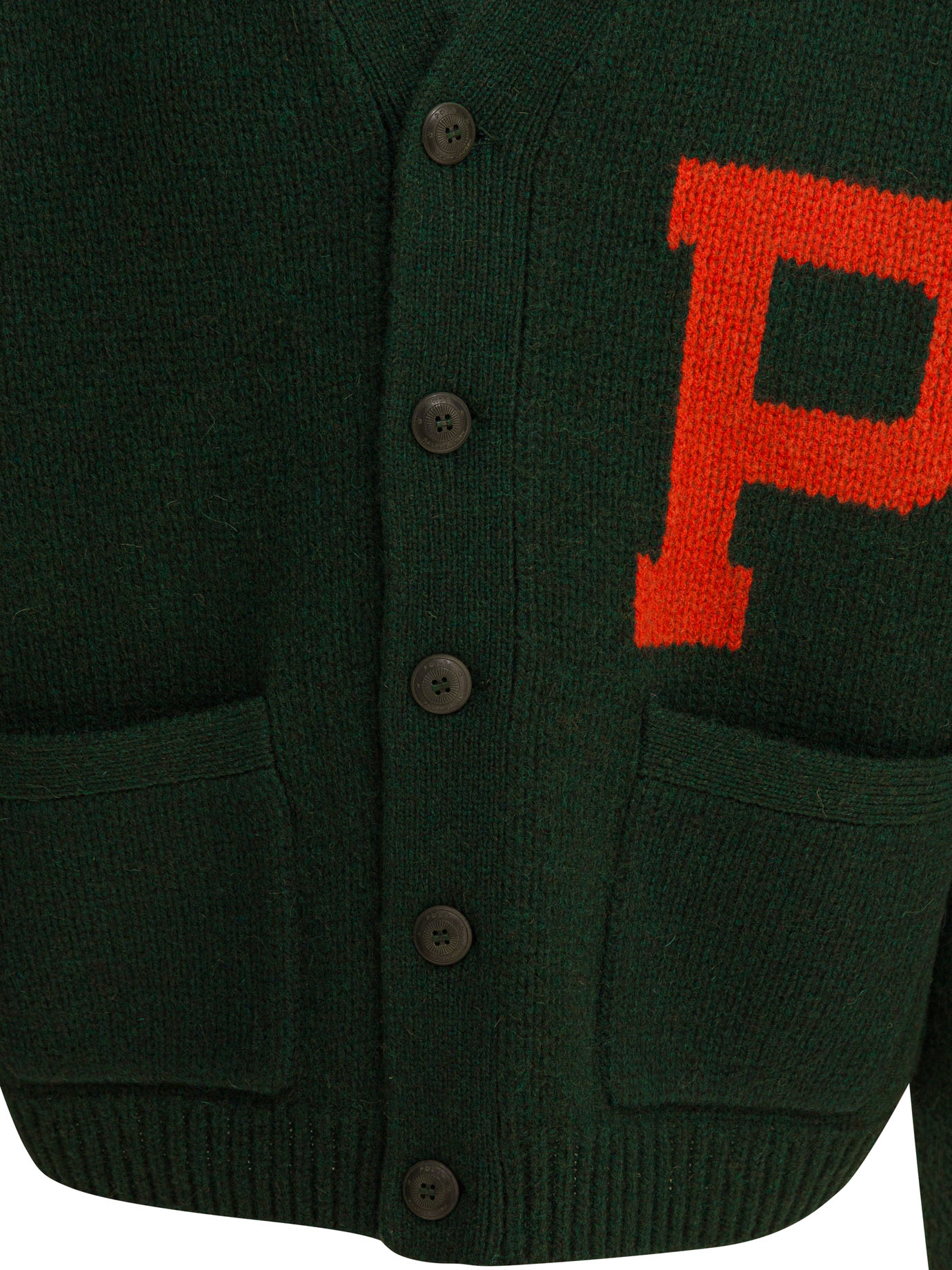 V-neck cardigan with logo 710978085001MOSSAGATECOMBO (Polo Ralph Lauren / ニット・セーター・カーディガン ) | Polo Ralph Lauren (ポロ ラルフ ローレン)(2)