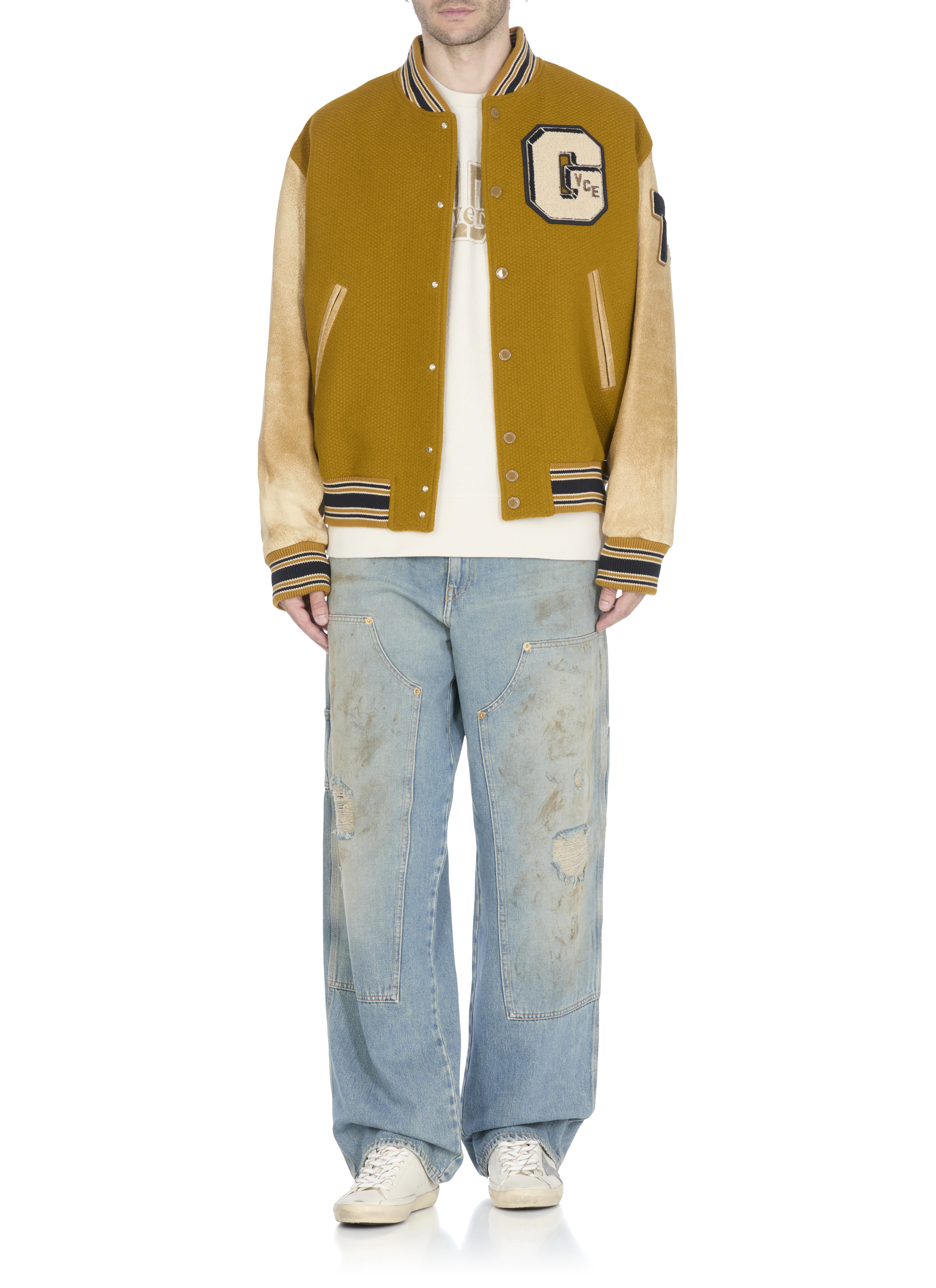 Golden Goose Sneakers Ivory GMF00101F00750882998SUPERSTARLEATHER (Golden Goose / スニーカー ) | Golden Goose (ゴールデングース)(1)
