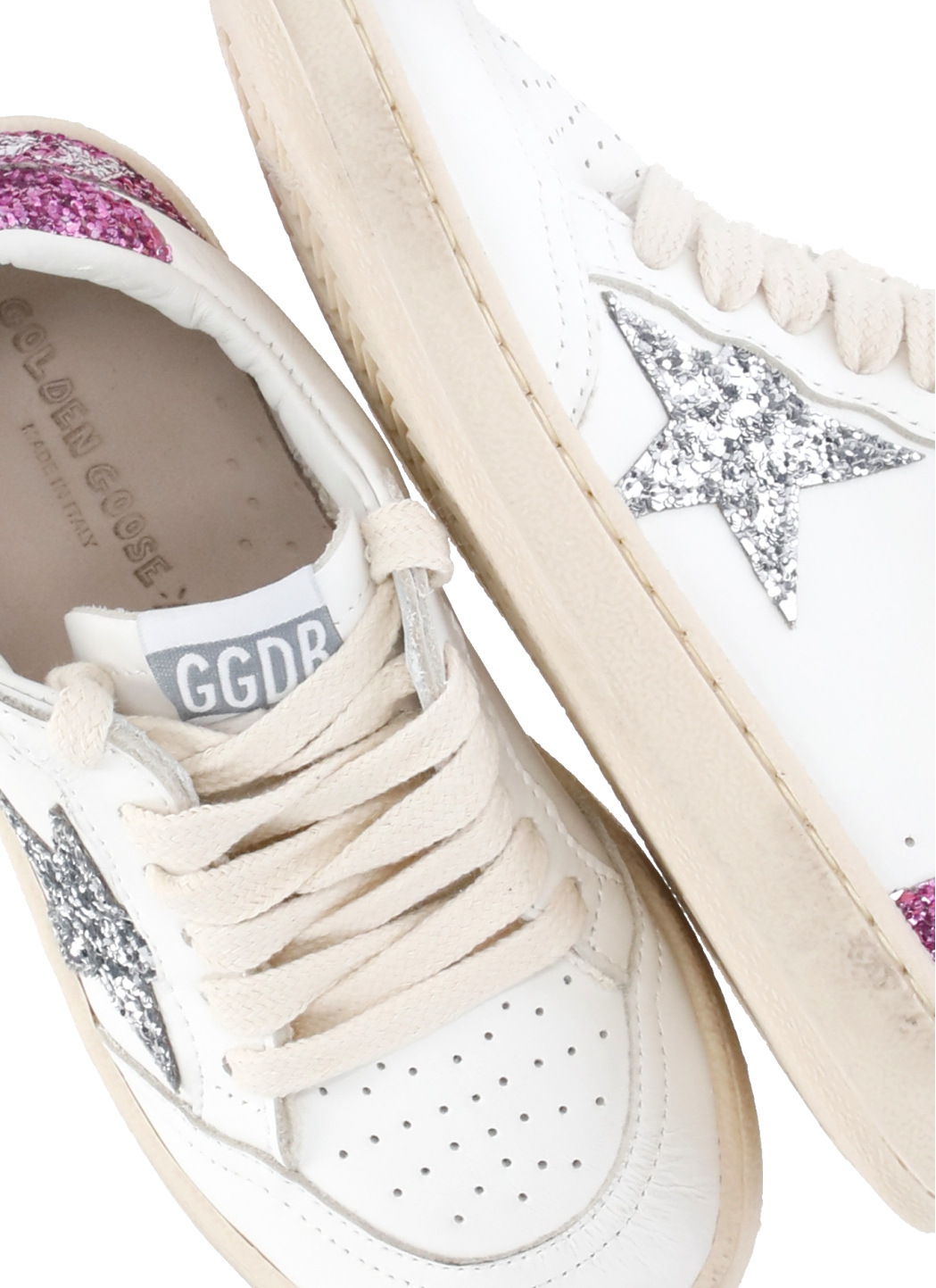 GOLDEN GOOSE KIDS Sneakers White GJF00439F00745311115BALLSTARLEATHER (Golden Goose / スニーカー ) | Golden Goose (ゴールデングース)(4)