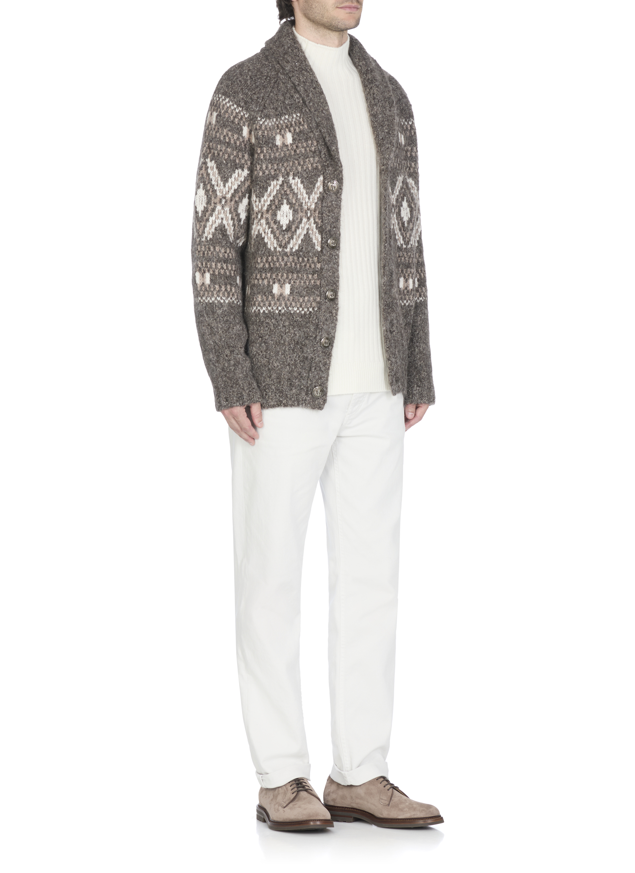 Brunello Cucinelli Sweaters Ivory M22505504C2723 (Brunello Cucinelli / ニット・セーター・カーディガン ) | Brunello Cucinelli (ブルネロ・クチネリ)(1)