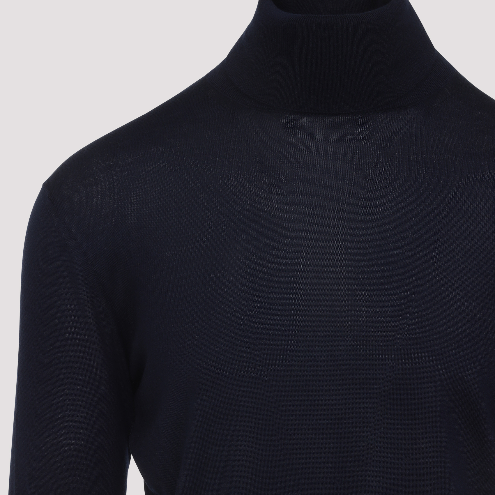 Navy blue cashmere blend sweater 844617YAPK24100 (Saint Laurent / ニット・セーター・カーディガン ) | Saint Laurent (サンローラン)(3)