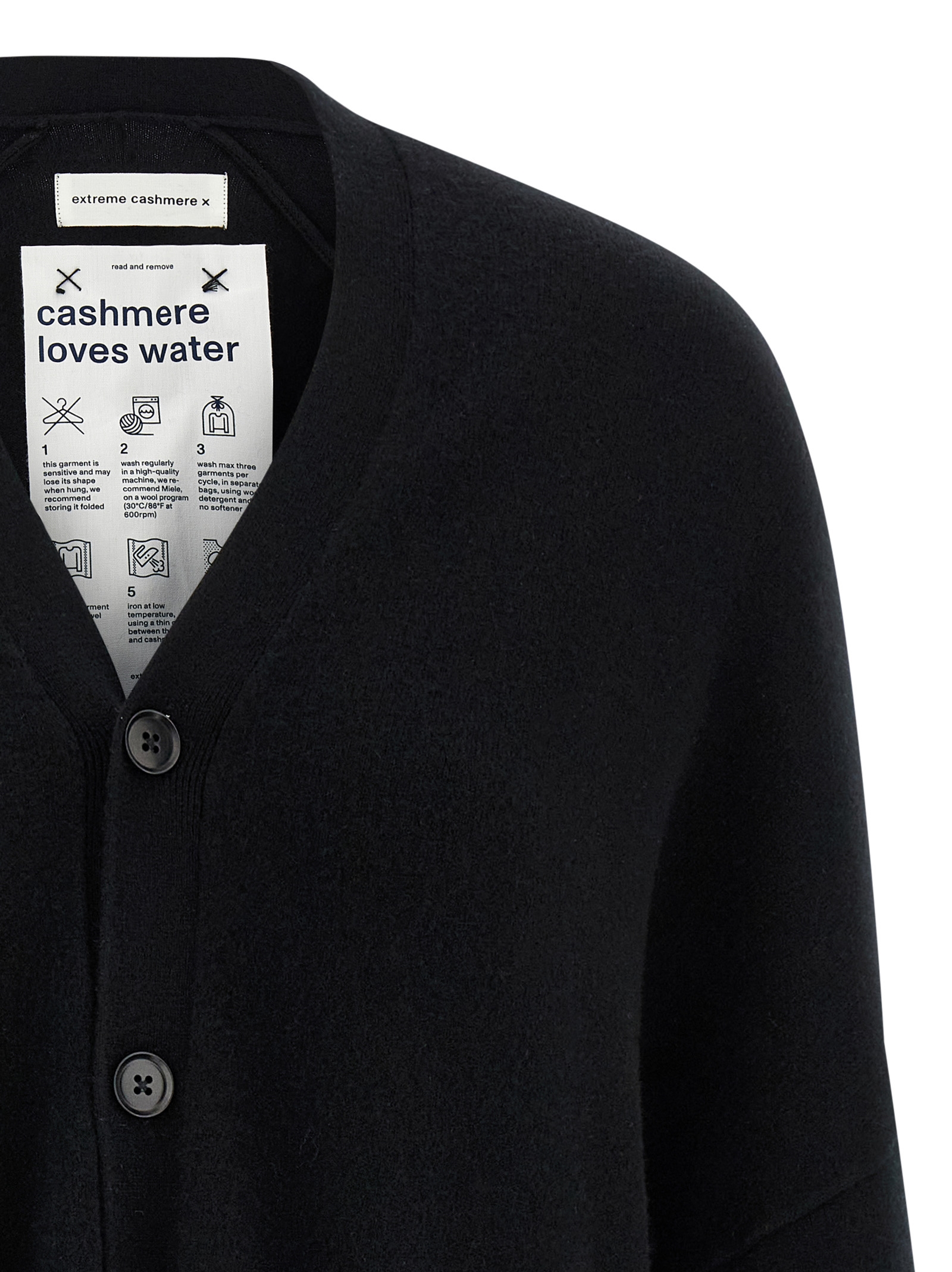 'N.24 Tokio' cardigan N24TOKIORAVEN (extreme cashmere / ニット・セーター・カーディガン ) | extreme cashmere (エクストリーム カシミヤ)(2)