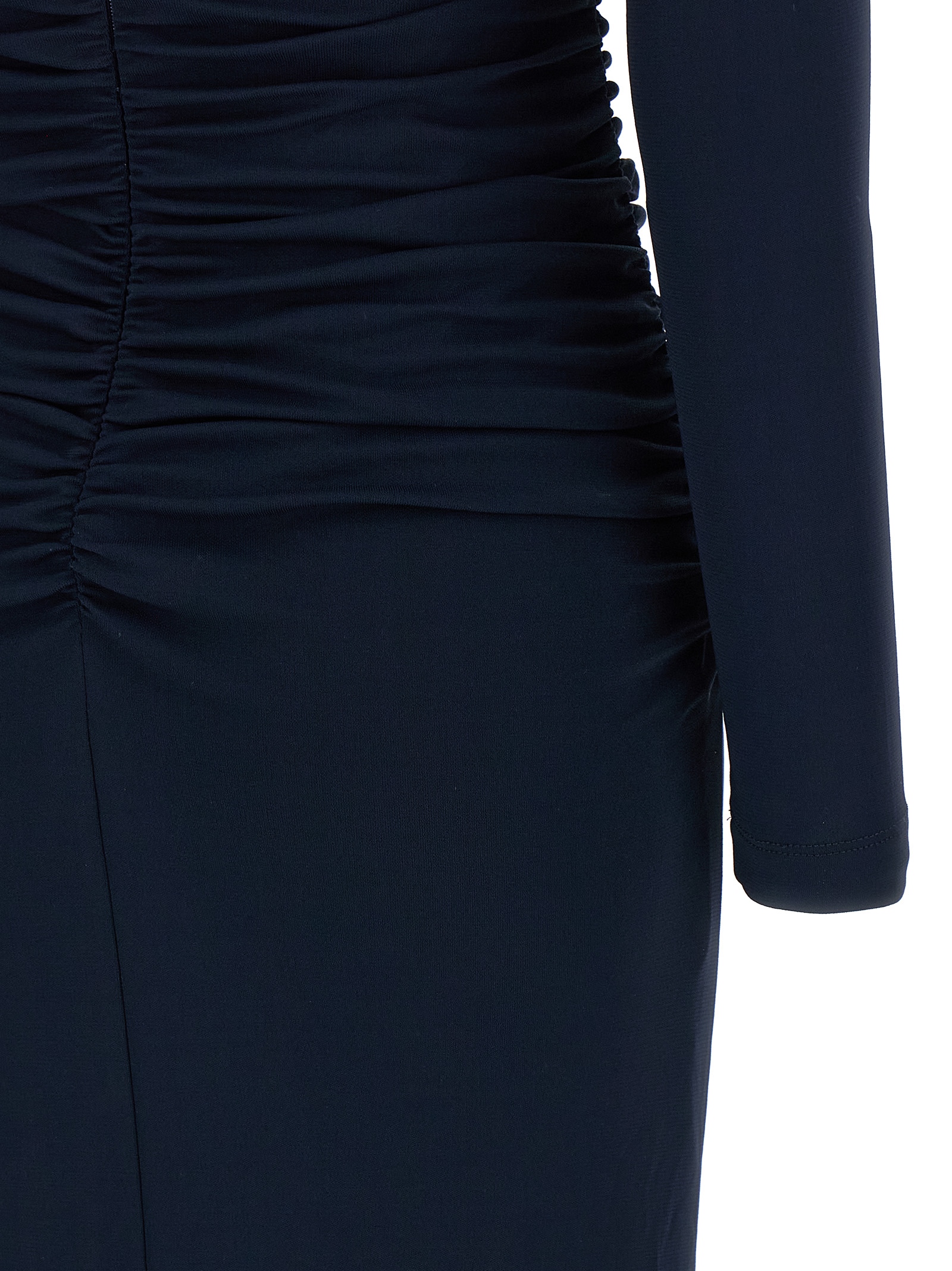 'Off-Shoulder 3/4 SLV Ruched Midi' dress P2515N501JRS493 (CAROLINA HERRERA / ワンピース・ドレス・オールインワン ) | CAROLINA HERRERA (キャロライナ ヘレラ)(3)