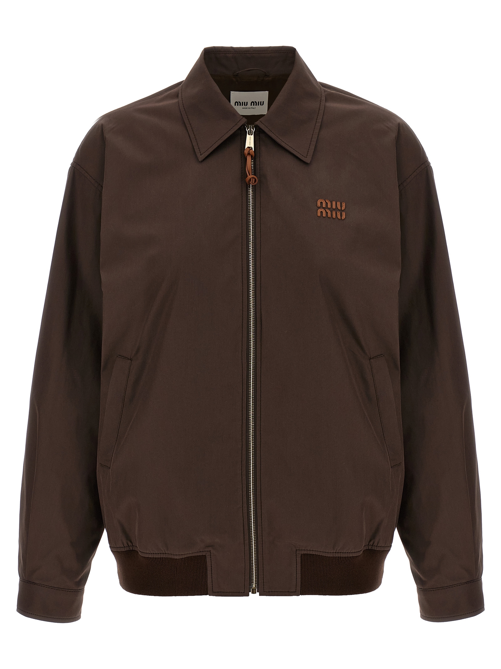 Panama cotton blouson ML1265SOOO12NSF0324 (MIU MIU / カジュアルジャケット ) | MIU MIU (ミュウミュウ)