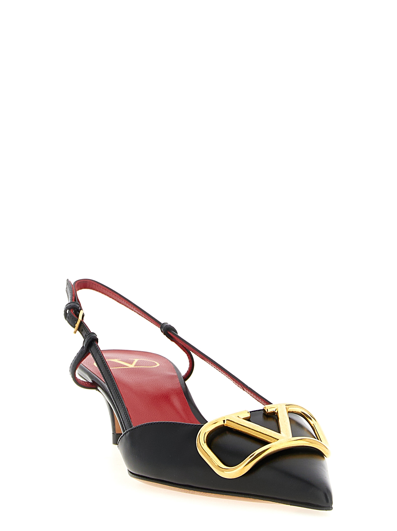 Slingback Valentino Garavani VLogo Signature W2S0Q70DSH0NO (Valentino Garavani / パンプス・ハイヒール ) | Valentino Garavani (ヴァレンティノ)(1)