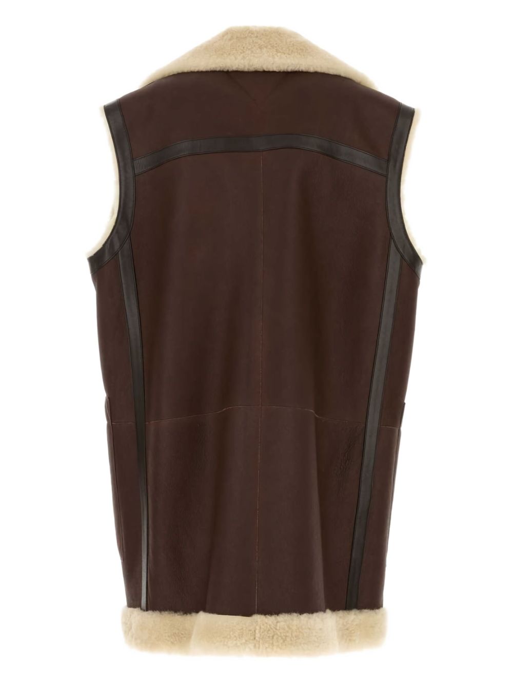 Bottega Veneta ブラウンカバーオール Bottega Veneta Women's Alpaca Chevron Knit Brown Sweater L