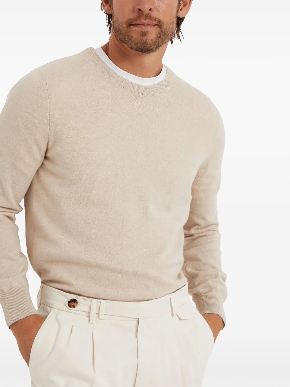 CASHMERE CREW NECK SWEATER M2200100CS396 (Brunello Cucinelli / ニット・セーター・カーディガン ) | Brunello Cucinelli (ブルネロ・クチネリ)(1)