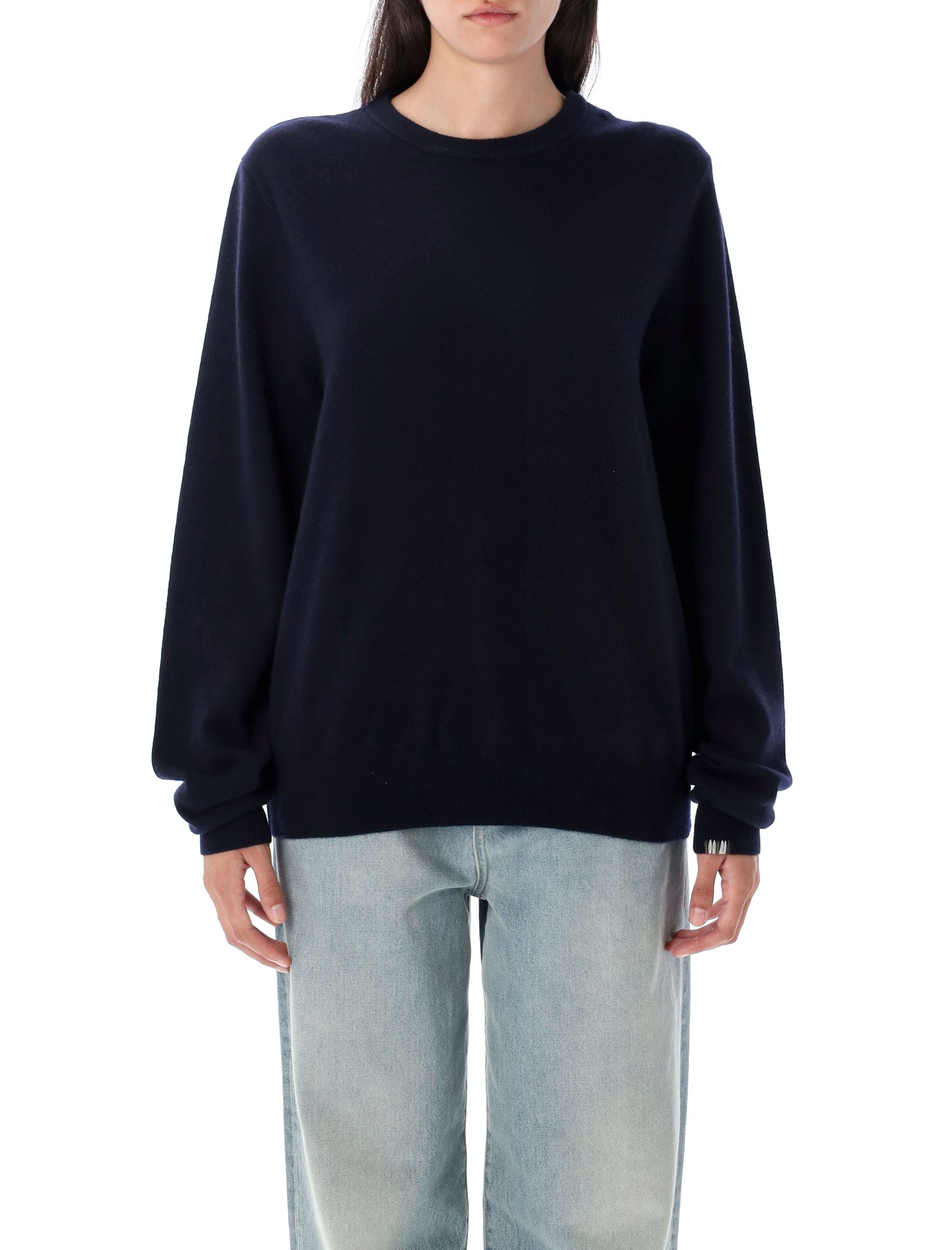EXTREME CASHMERE Sweaters Blue BECLASSICNAVY (extreme cashmere / ニット・セーター・カーディガン ) | extreme cashmere (エクストリーム カシミヤ)